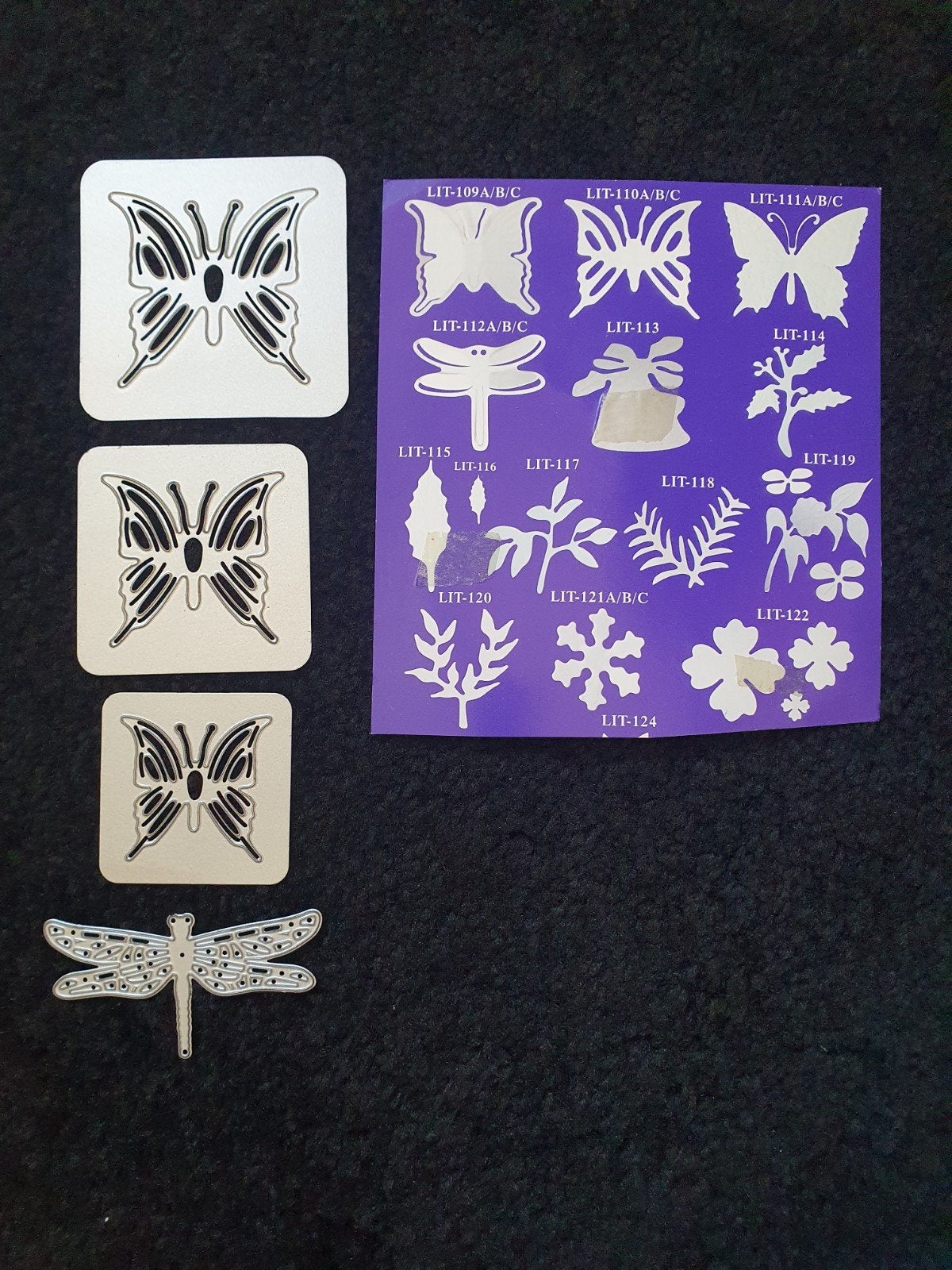 snijmallen vlinders en libelle, Ophalen of Verzenden, Zo goed als nieuw, Dieren, Pons of Mal
