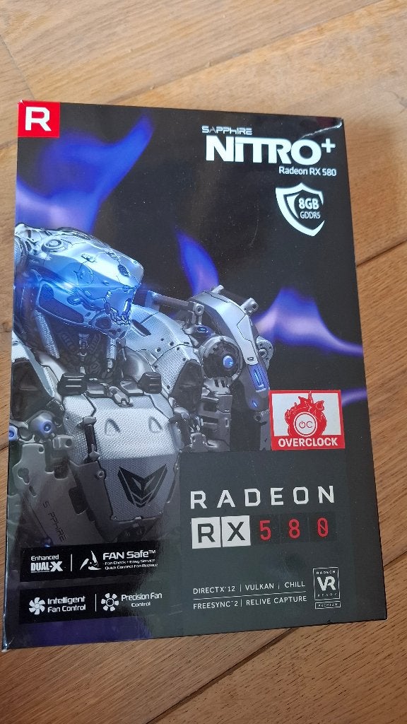 Sapphire nitro+ RX 580 8GB, Ophalen, Gebruikt, AMD, PCI-Express 4