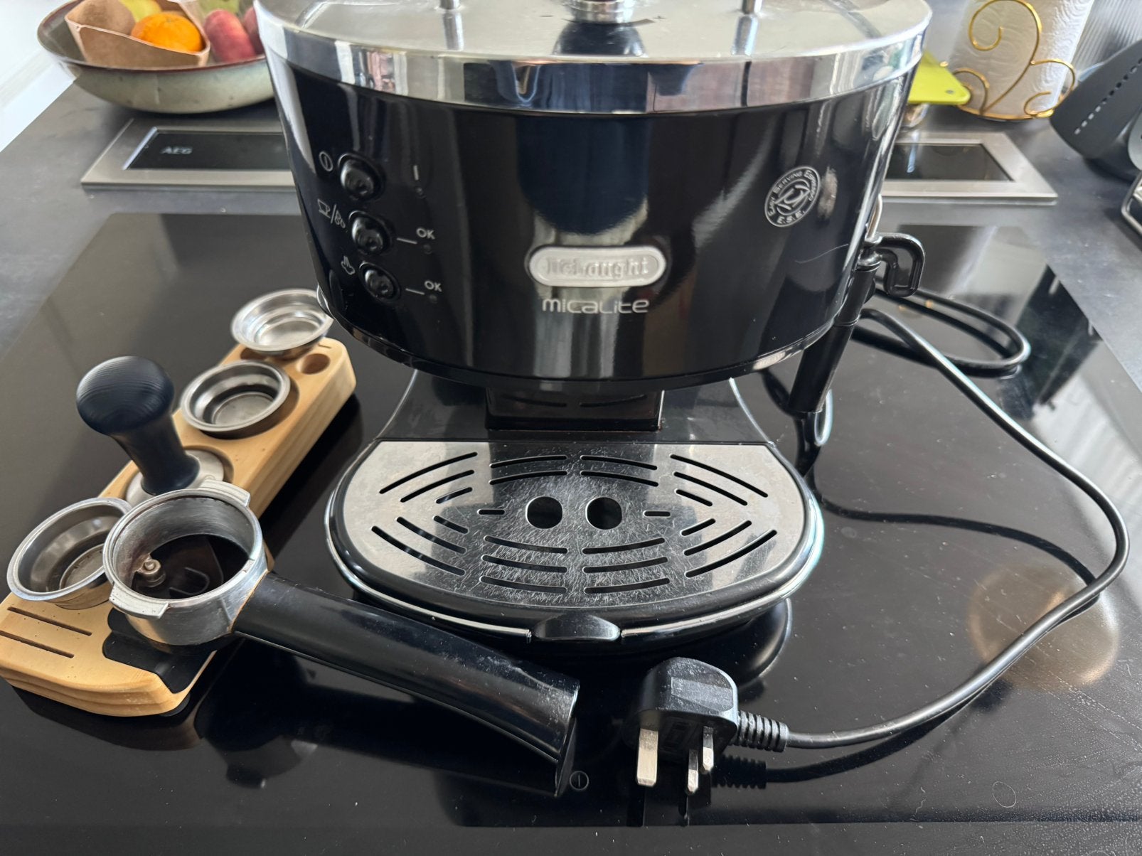 De’Longhi Micalite Espresso Machine (UK plug), 1 kopje, Ophalen of Verzenden, Gebruikt, Espresso apparaat