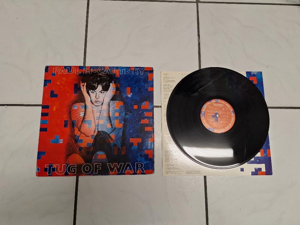 Vintage vinyl lp album Paul McCartney Tug of War uit 1982, Ophalen of Verzenden, Gebruikt, 12 inch