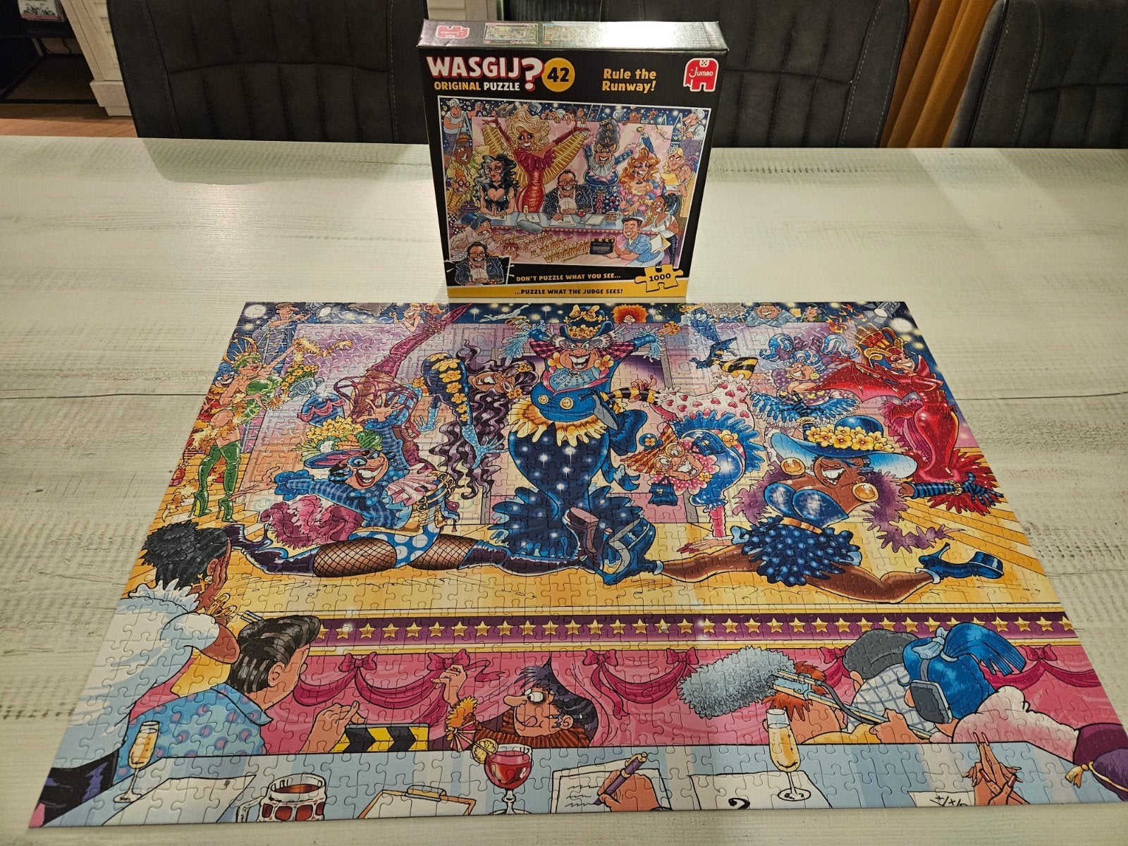 Wasgij Original 42: Rule the Runway! Legpuzzel, Een of twee spelers, Ophalen of Verzenden, Zo goed als nieuw, Jumbo