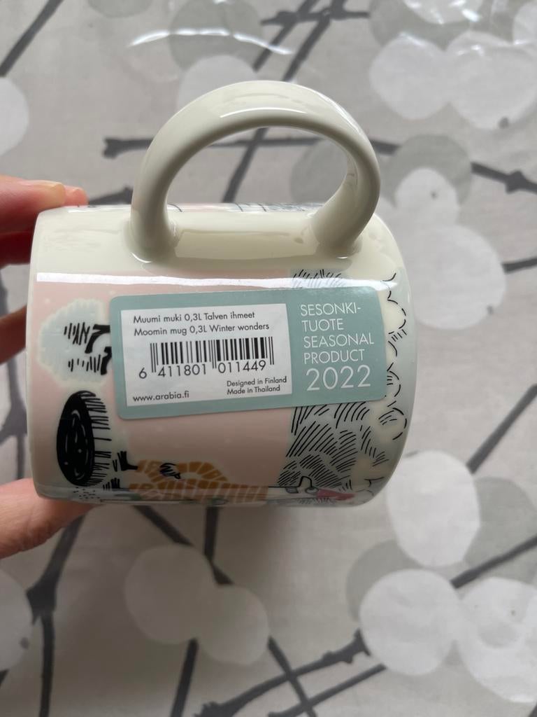 Nieuw – Arabia Moomin Mok “Winter Wonders” Winter 2022, Ophalen of Verzenden, Nieuw, Porselein, Kop en/of schotel