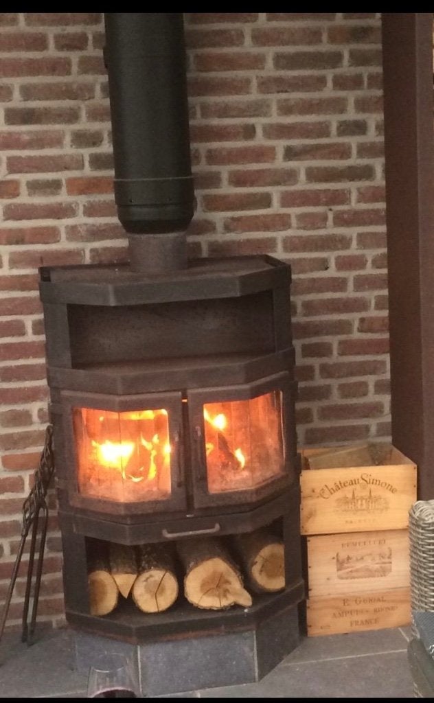 Houtkachel Allesbrander, Ophalen, Gebruikt, Houtkachel, Vrijstaand