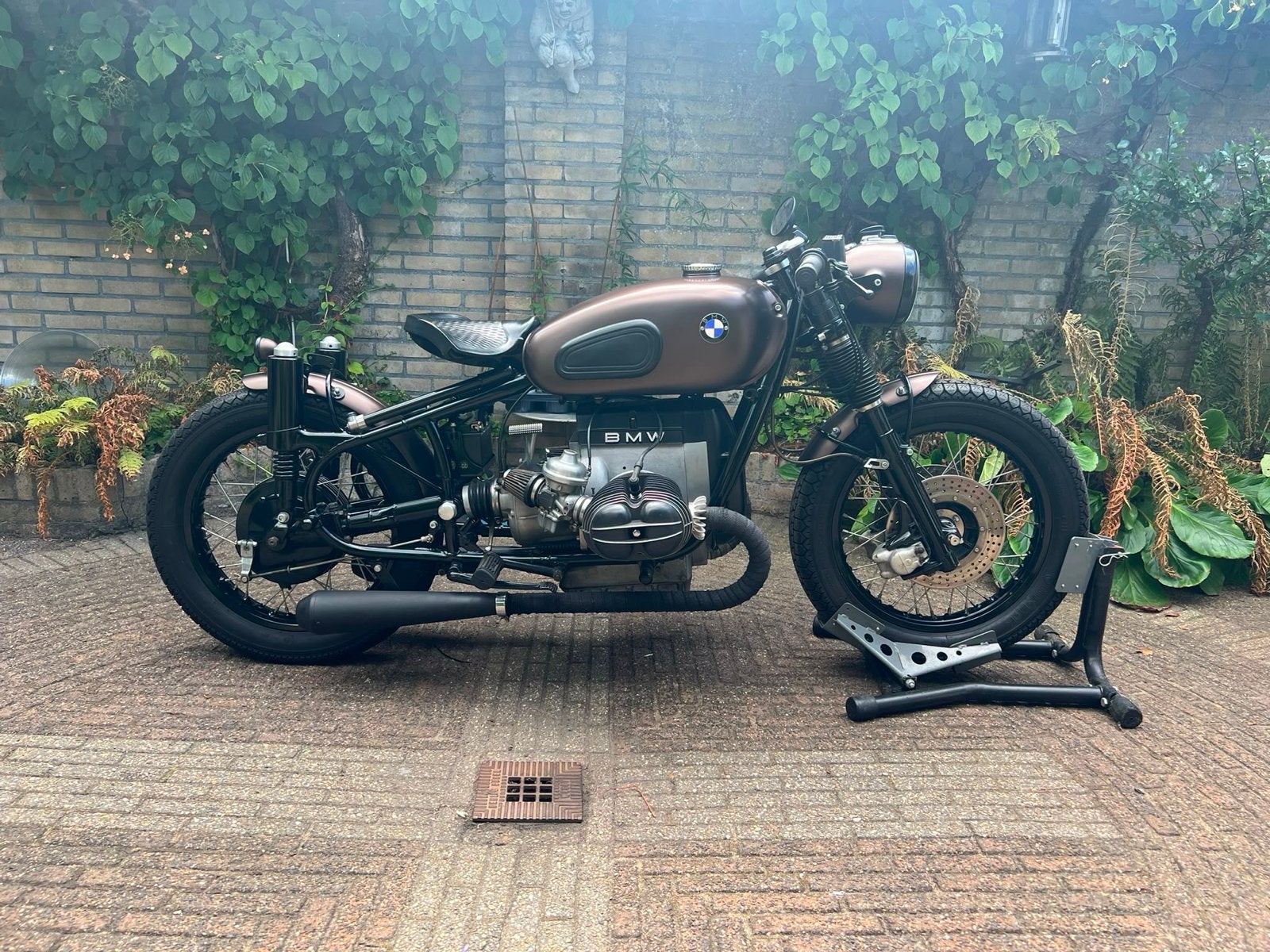 BMW Café Racer R50/2 frame met R90/6 motorblok, Cardan-aandrijving, 2 cilinders, Motorrijbewijs A, Gebruikt