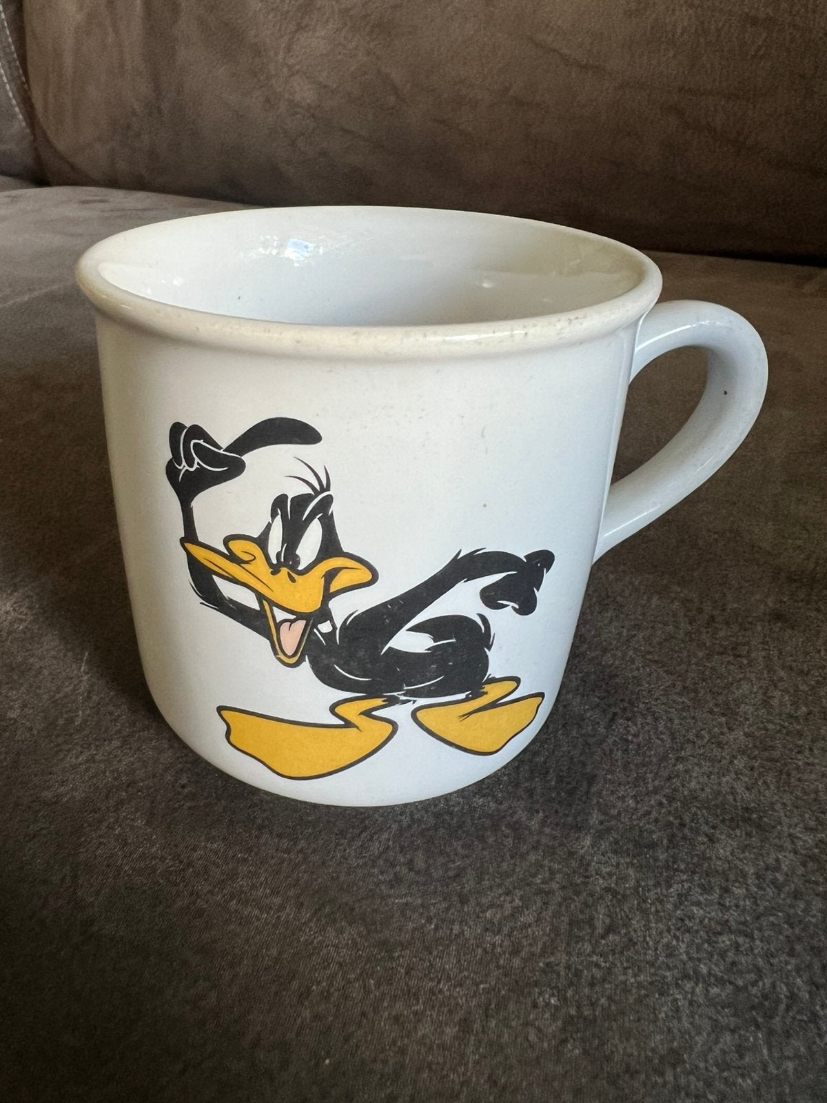 Vintage 2000 Disney Mok Drinkbeker Daffy Duck., Ophalen of Verzenden, Overige figuren, Zo goed als nieuw, Servies