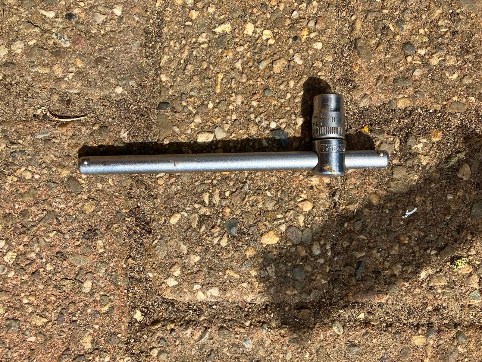 Stahlwille T-greep met dop 10mm, Ophalen of Verzenden, Gebruikt, Sleutel/ratel, Overige merken