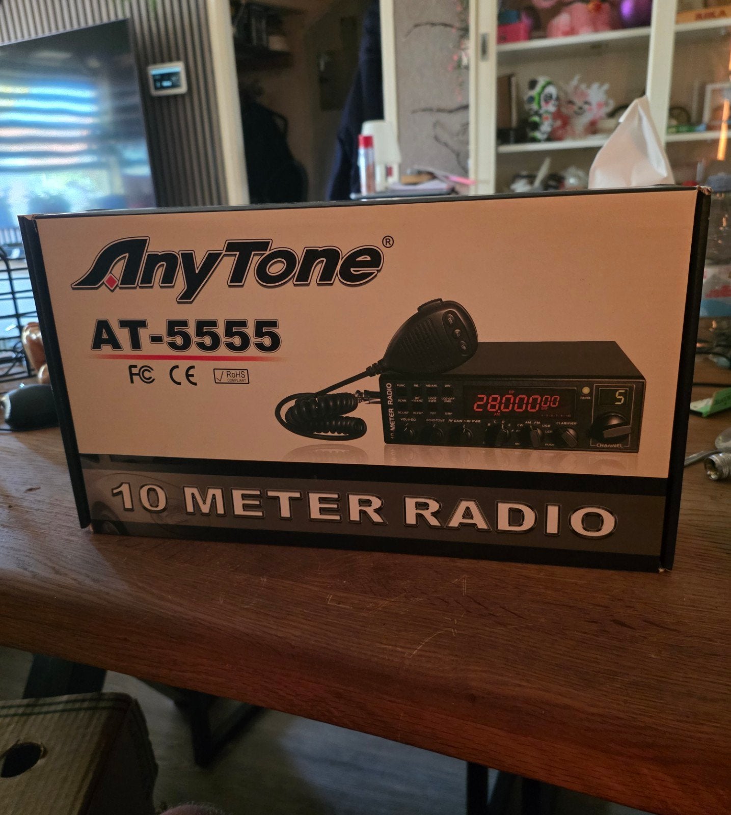 Nieuwe AnyTone AT-5555 v6 10/ 11-meter radio zender/ontvange, Ophalen of Verzenden, Nieuw, Zender en Ontvanger