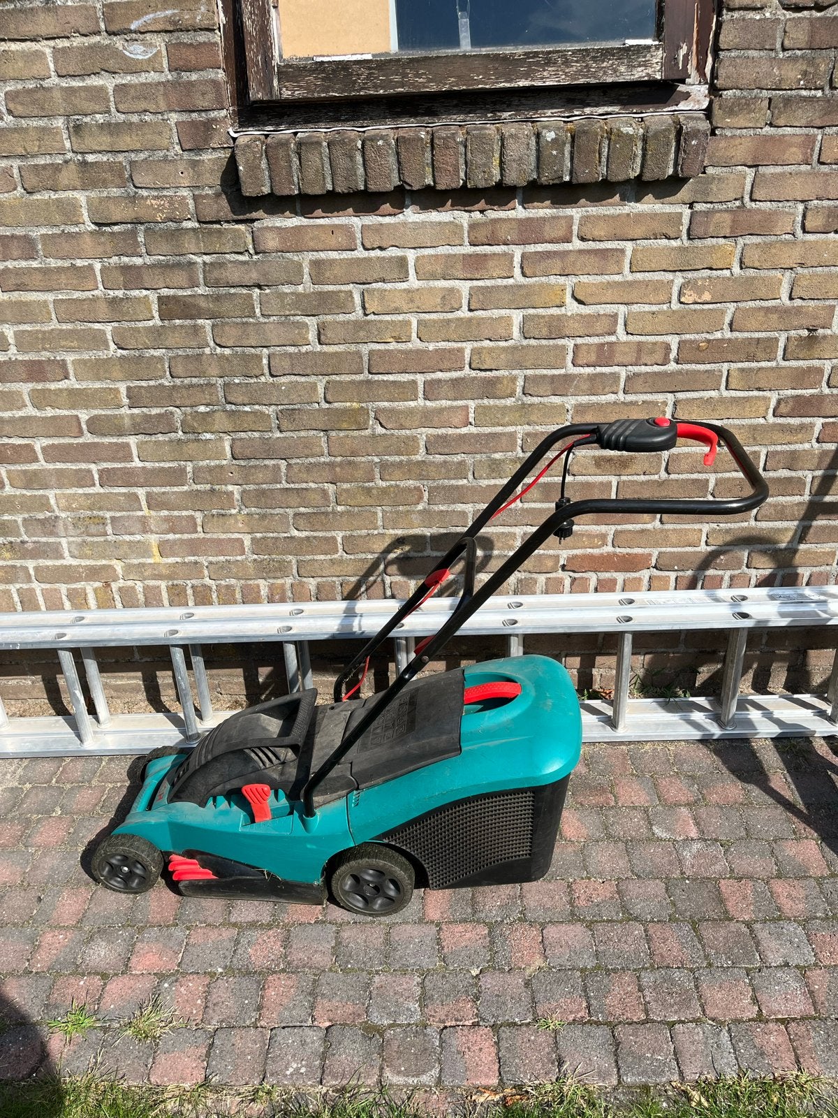 Bosch Rotak elektrische grasmaaier met 7 standen, Ophalen, Gebruikt, Elektrische grasmaaier
