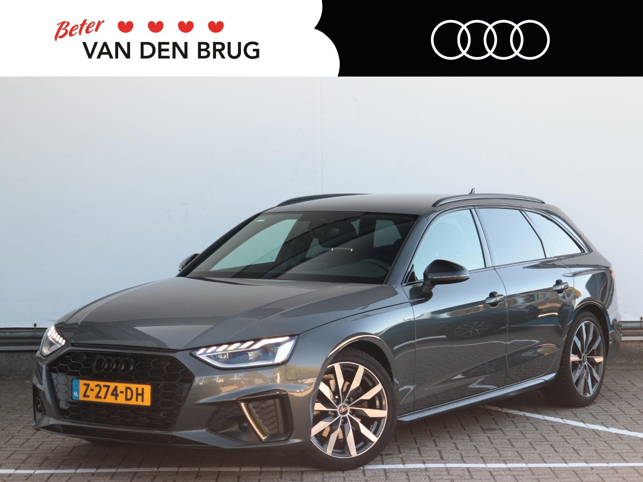 Audi A4 Avant 35 TFSI S edition Competition | 1e eigenaar |, Auto's, Gebruikt, 4 cilinders, Origineel Nederlands, Zilver of Grijs