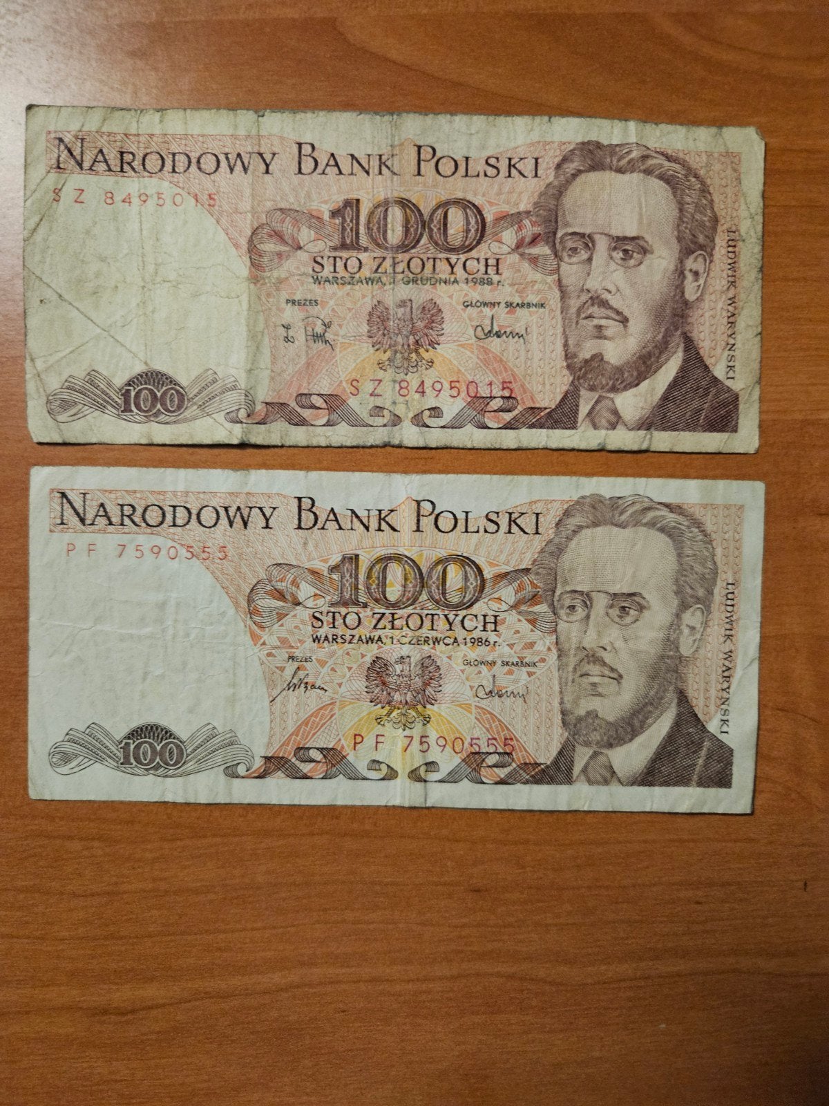 2x 100 zloty Polen set, Ophalen of Verzenden, Overige landen, Setje