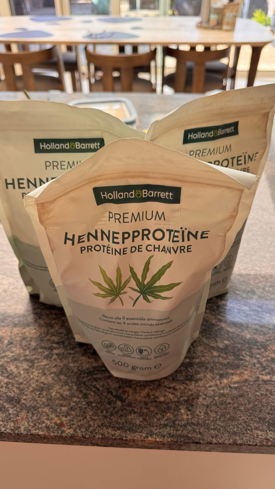 Holland & Barrett Hennep Proteïne (500g) -3 packages, Ophalen of Verzenden, Nieuw, Poeder of Drank