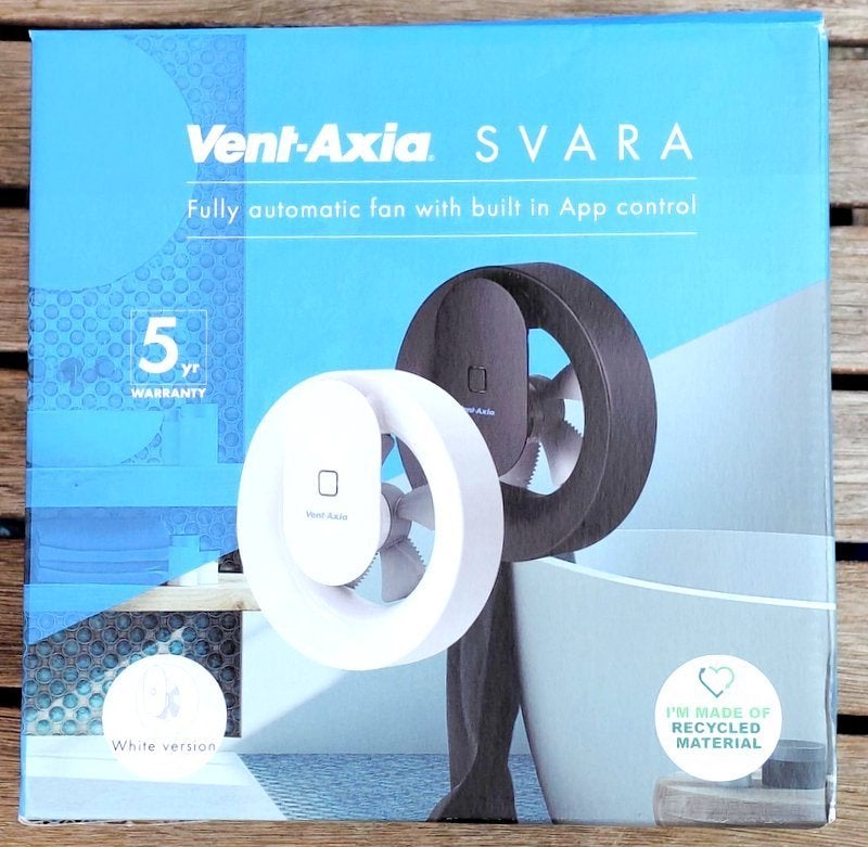Vent-Axia Svara Badkamerventilator, Ophalen of Verzenden, Nieuw, Ventilator