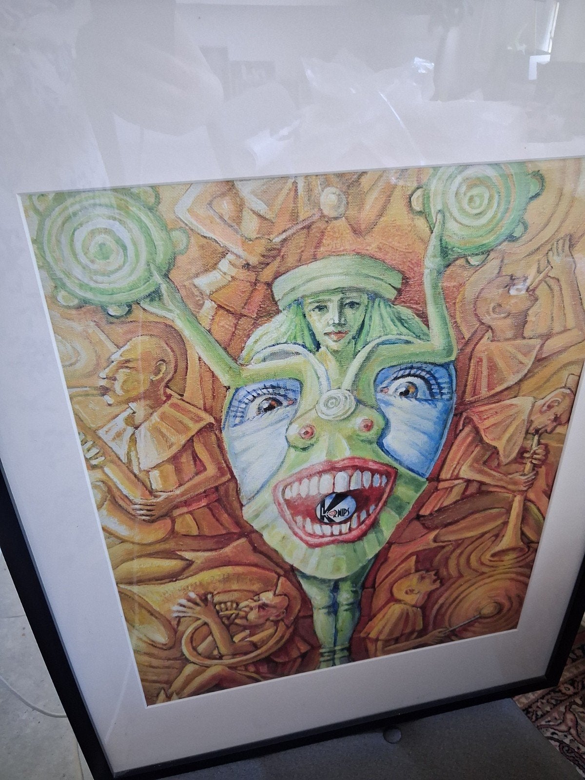 Carnavalsposter Leo Kornips - Uniek Kunstwerk, Ophalen of Verzenden