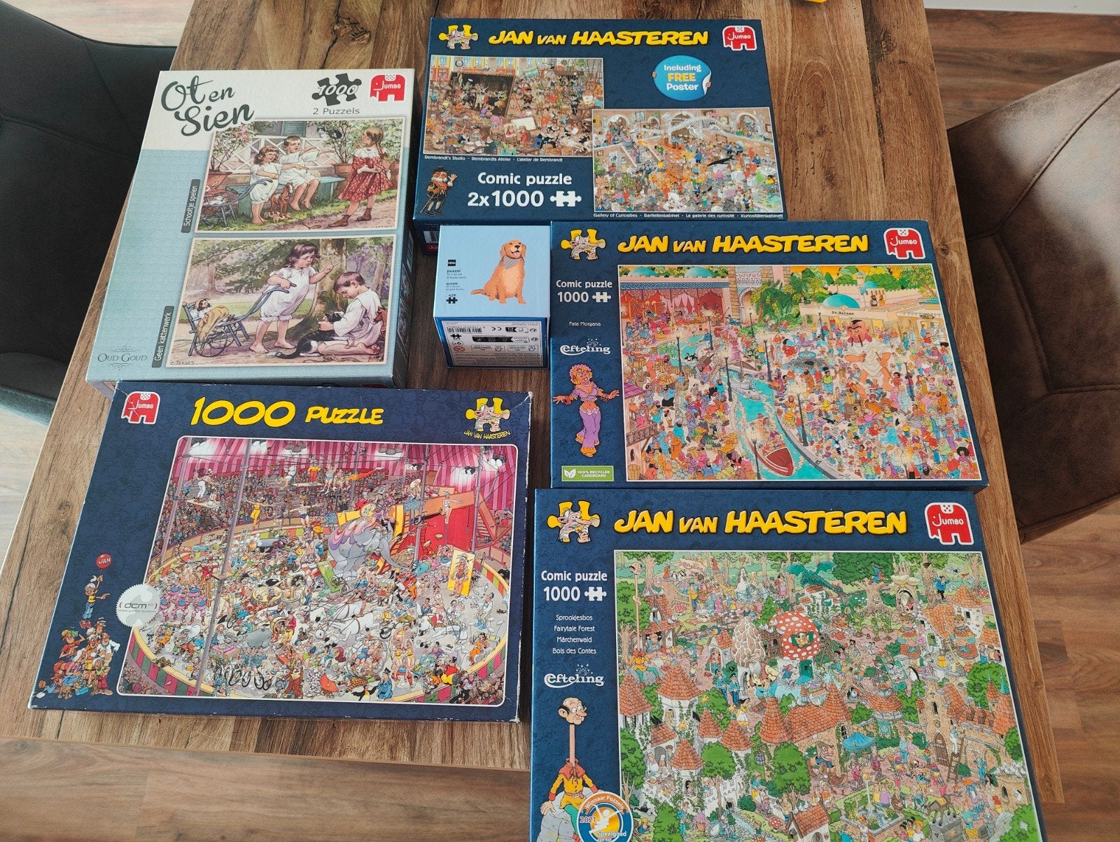 Diverse puzzels, Ophalen, 500 t/m 1500 stukjes, Gebruikt, Legpuzzel