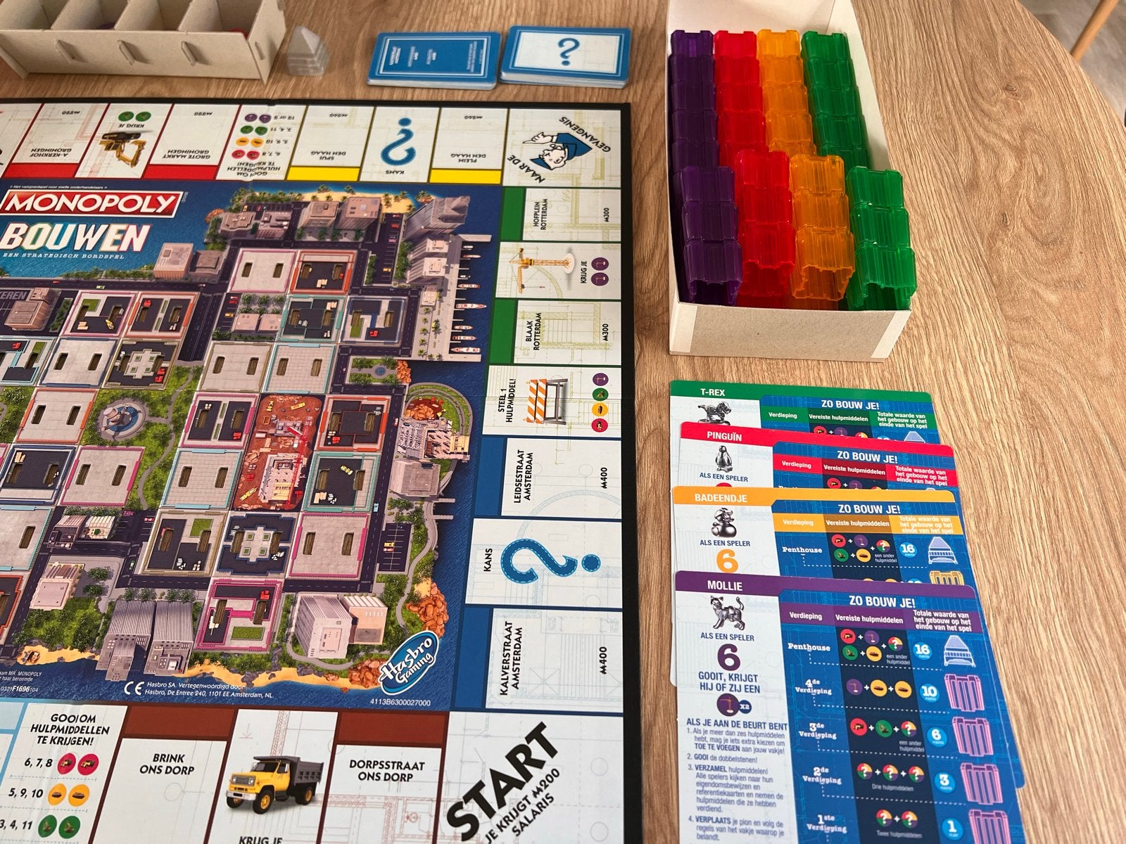 Monopoly Bouwen - Zo goed als nieuw, Drie of vier spelers, Ophalen of Verzenden, Zo goed als nieuw