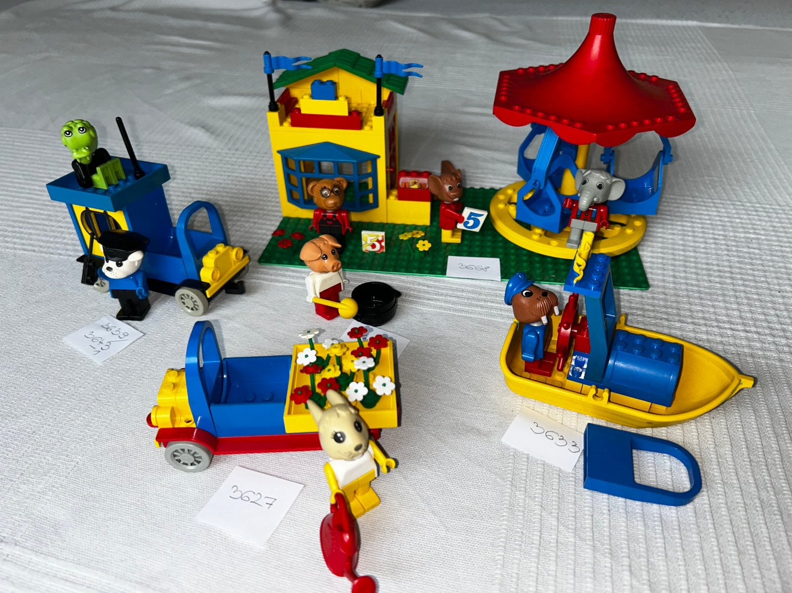 Lego Fabuland 3624 of 3627 3633 3703 3668 3639 3643 €4-23,50, Ophalen of Verzenden, Meerdere sets, Lego