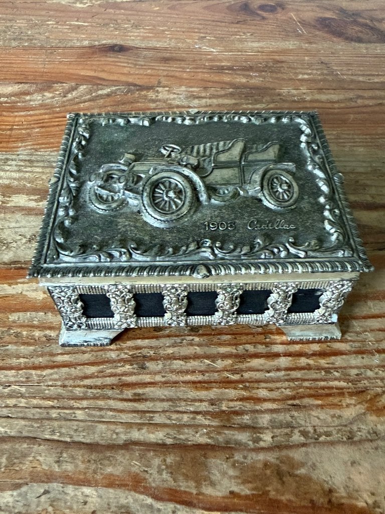 Sieradendoos - 1903 Cadillac – zilverkleurig, Ophalen of Verzenden