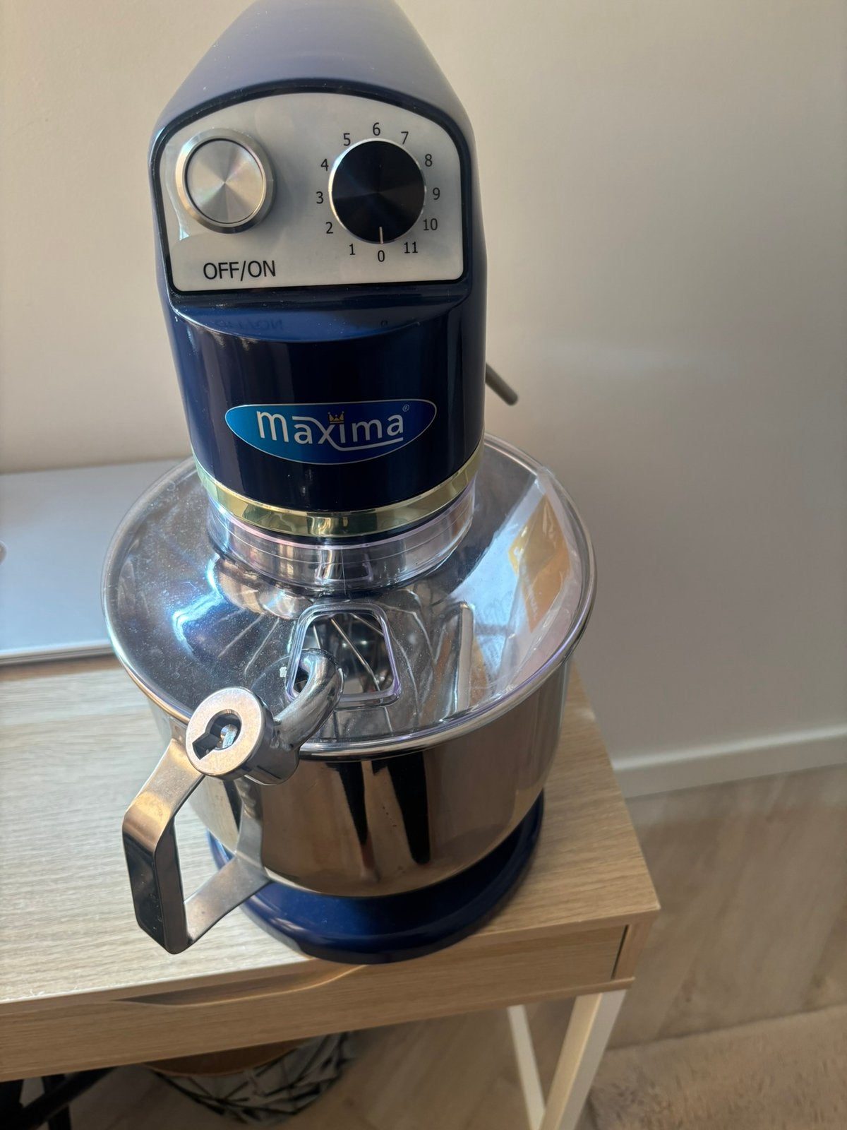 Keukenmachine maxima, 4 liter of meer, Ophalen of Verzenden, Zo goed als nieuw, 3 snelheden of meer