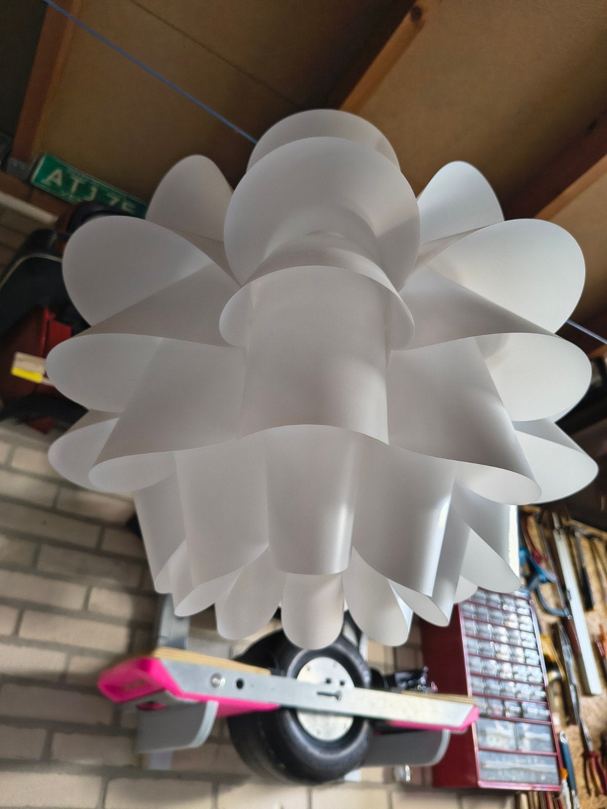 Ikea Knappa hanglamp, Ophalen, Zo goed als nieuw, Kunststof, E27 (groot)