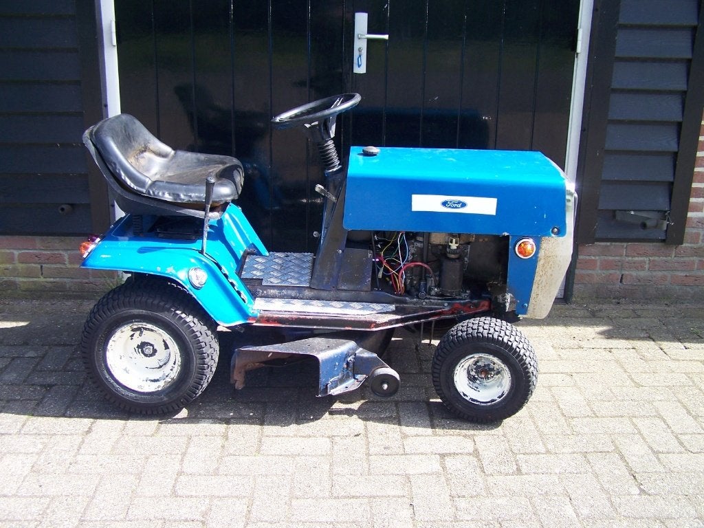 vintage zitmaaier , Ford zitmaaier ,klassiek ford zitmaaier, Tuin en Terras, Zitmaaiers, Ophalen, Gebruikt, Versnellingen, 90 tot 120 cm