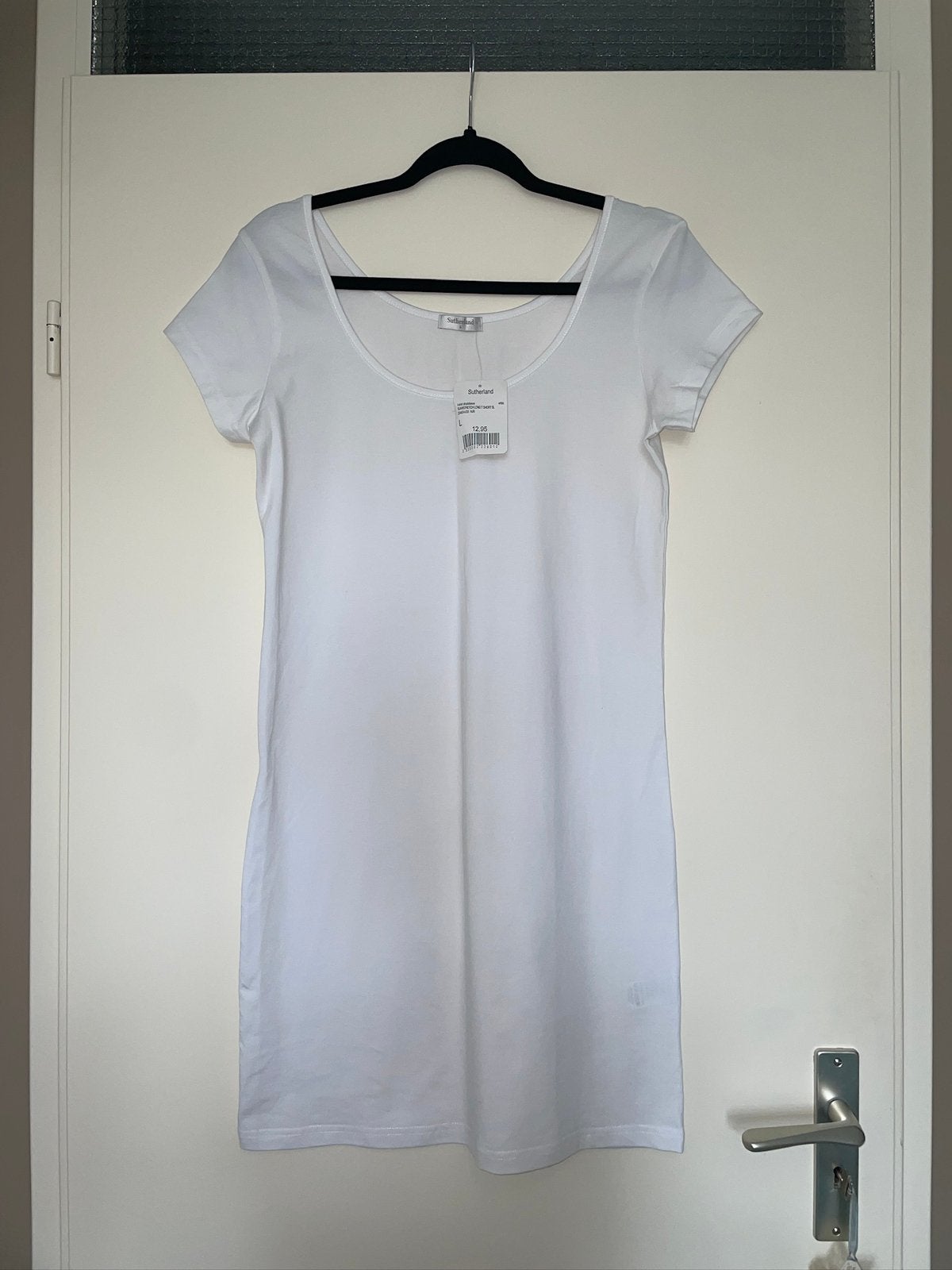 Sutherland dames basic wit bodycon jurkje dress mt L, Maat 38/40 (M), Wit, Ophalen of Verzenden, Zo goed als nieuw