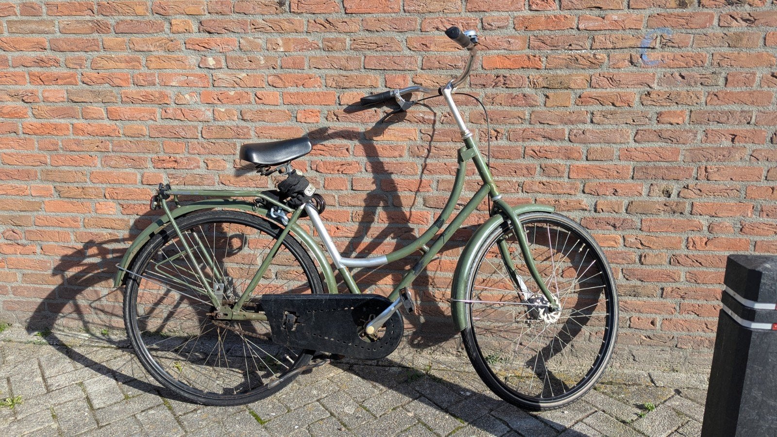 Fiets inclusief slot, Fietsen en Brommers, Schijfrem, Ophalen, Overige merken, 53 tot 56 cm