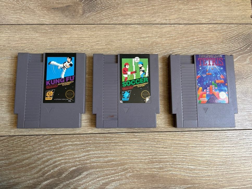 NES Games: Kung Fu, Soccer, Tetris - Klassieke Collectie, Spelcomputers en Games, Ophalen of Verzenden, Gebruikt, Vechten