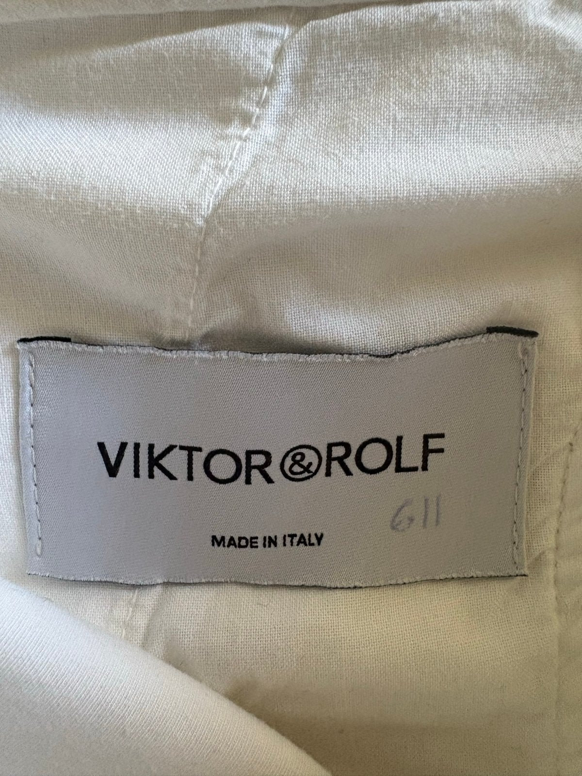 Viktor & Rolf witte broek met strikdetail, Verzenden, Wit, Nieuw, Maat 36 (S)