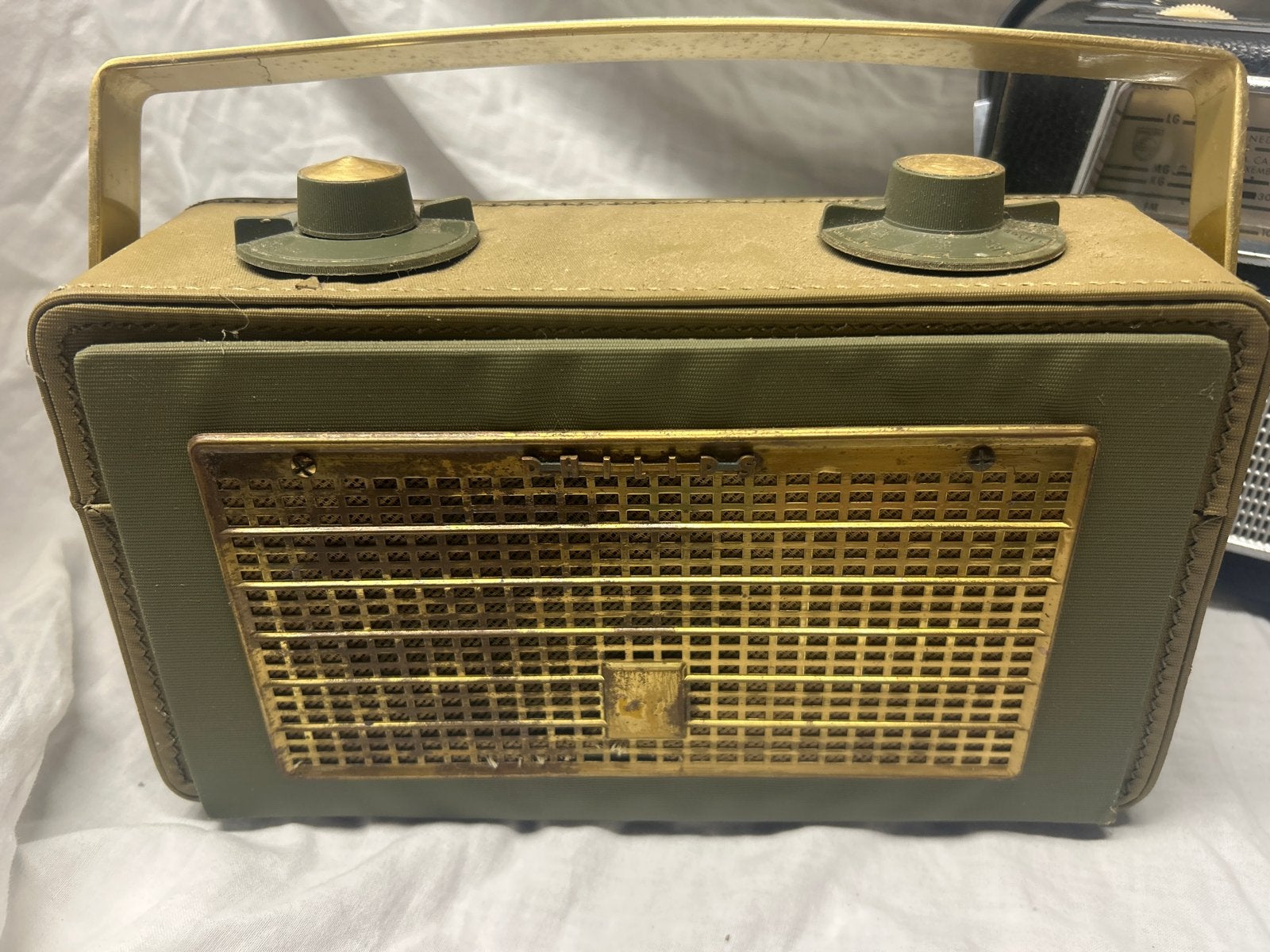 Oude Philips radio's - werking onbekend, Audio, Tv en Foto, Radio's, Ophalen of Verzenden, Niet werkend, Radio