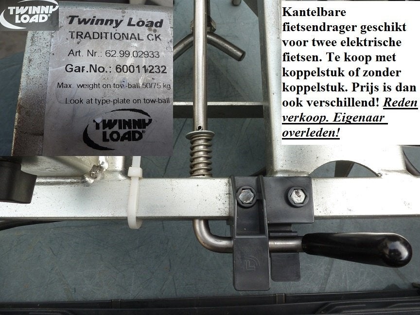 Foto 6 van Twinnyload.Kantelbare fietsendrager.Traditional.CK.Elektrisc