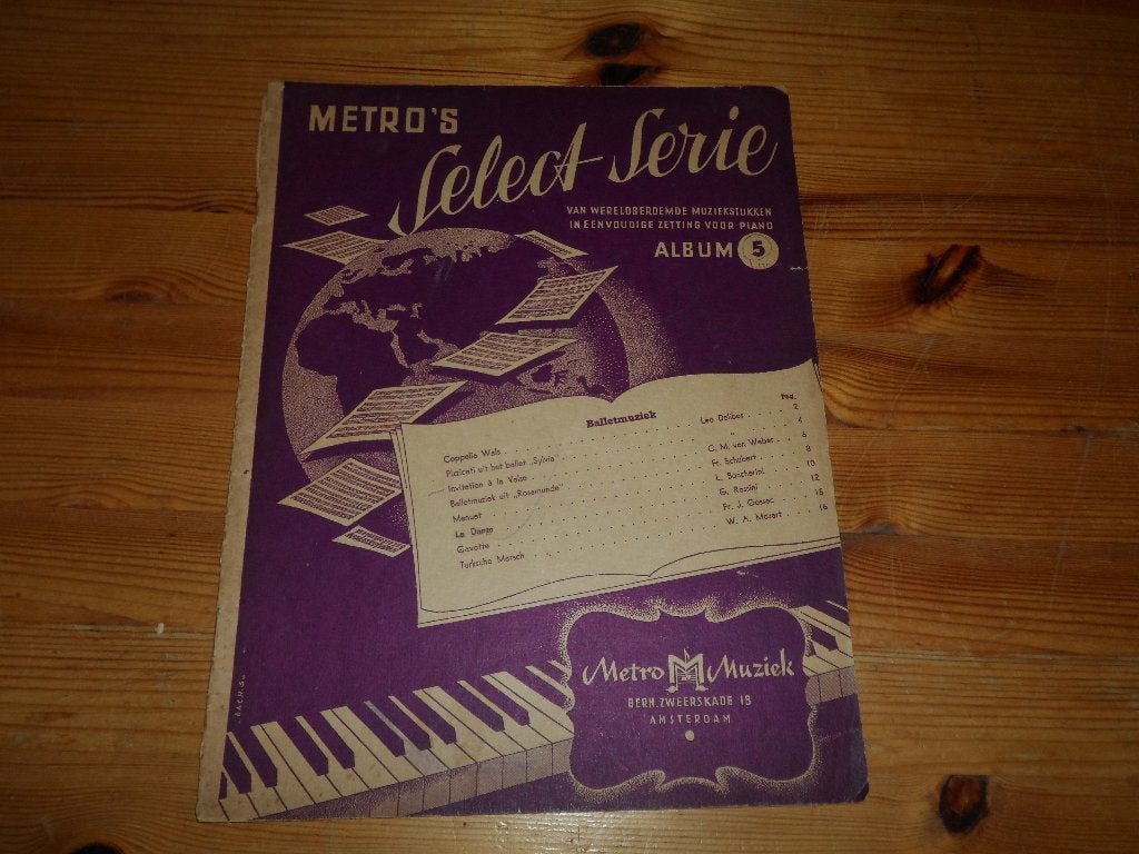 Metro's select serie album 5, Gebruikt, Gitaar, Ophalen of Verzenden, Artiest of Componist