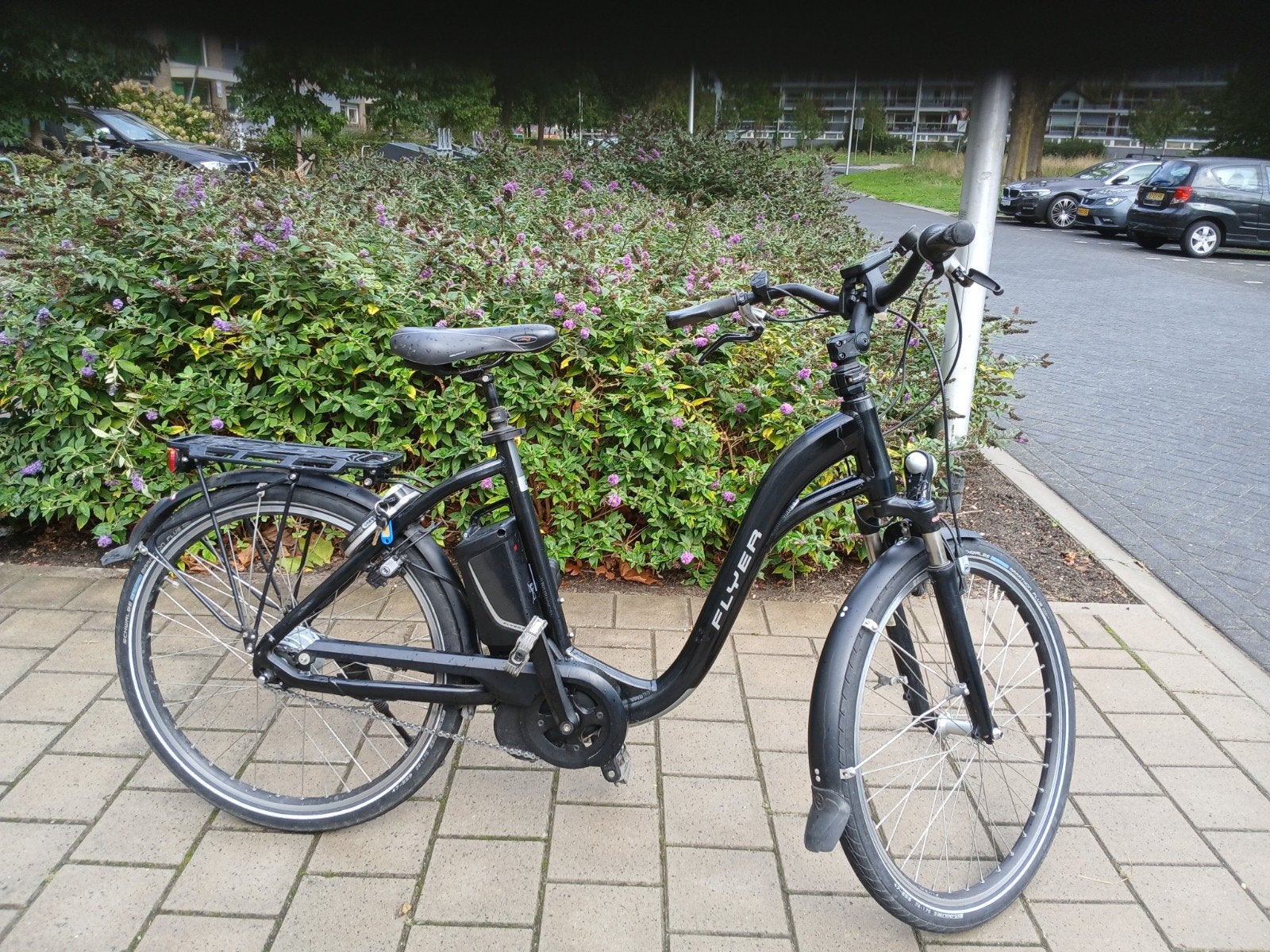 Flyer 26 inch E-bike met goede accu en 100km actieradius, Fietsen en Brommers, Ophalen of Verzenden, Gebruikt, 50 km per accu of meer
