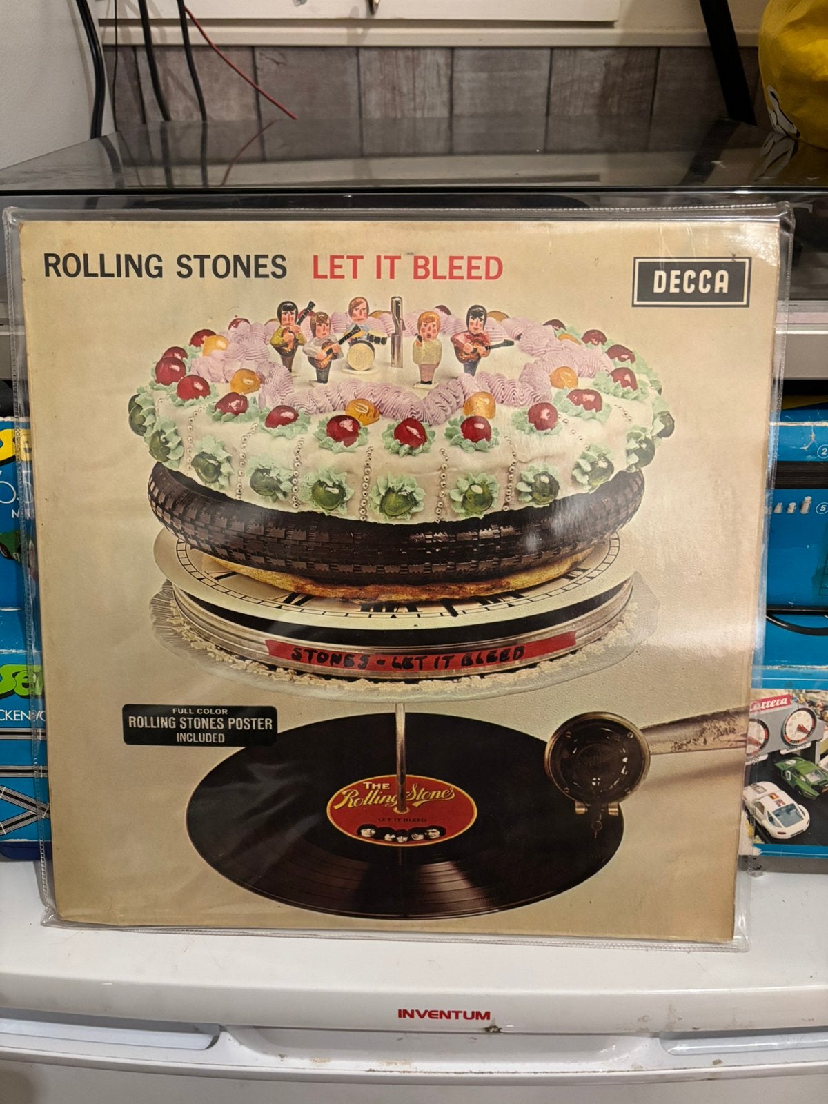 The Rolling Stones let it bleed 1e pers rood decca vinyl, Ophalen, Zo goed als nieuw, 12 inch, Poprock