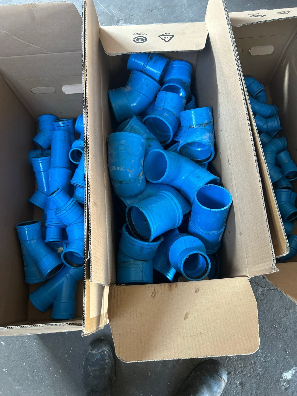 Dyka sono riool buizen en bochten, Doe-het-zelf en Verbouw, Buizen en Afvoer, Ophalen, Afvoer, Gebruikt, Pvc