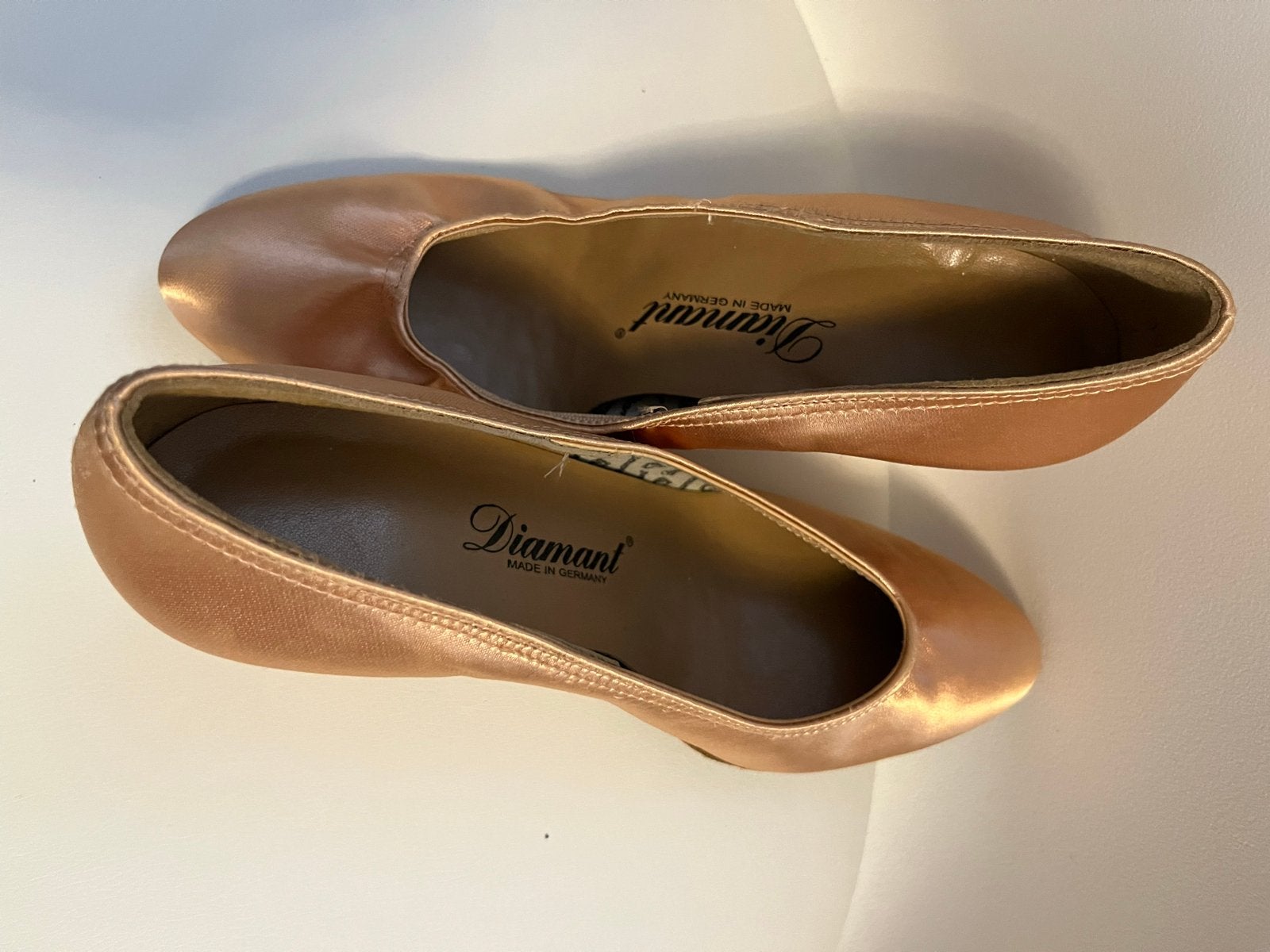 Diamant Dansschoenen - Zo goed als nieuw, Ophalen of Verzenden, Zo goed als nieuw, Beige, Dansschoenen