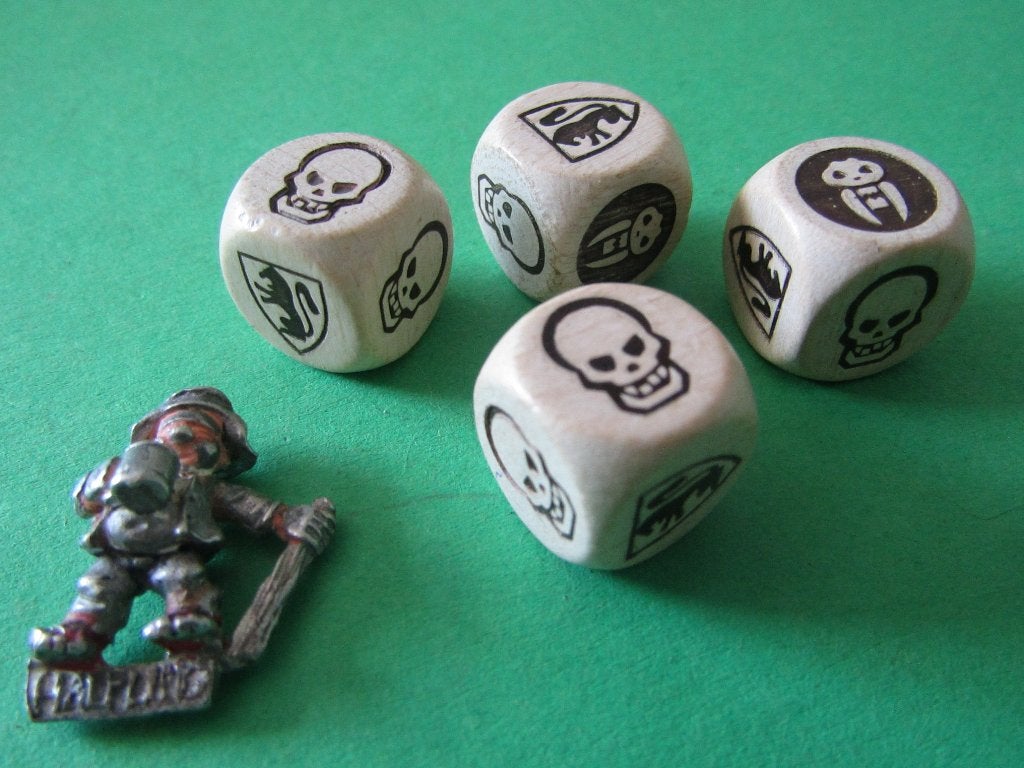 BITS - Heroquest Dice - 1989, Ophalen of Verzenden, Gebruikt, Warhammer, Toebehoren