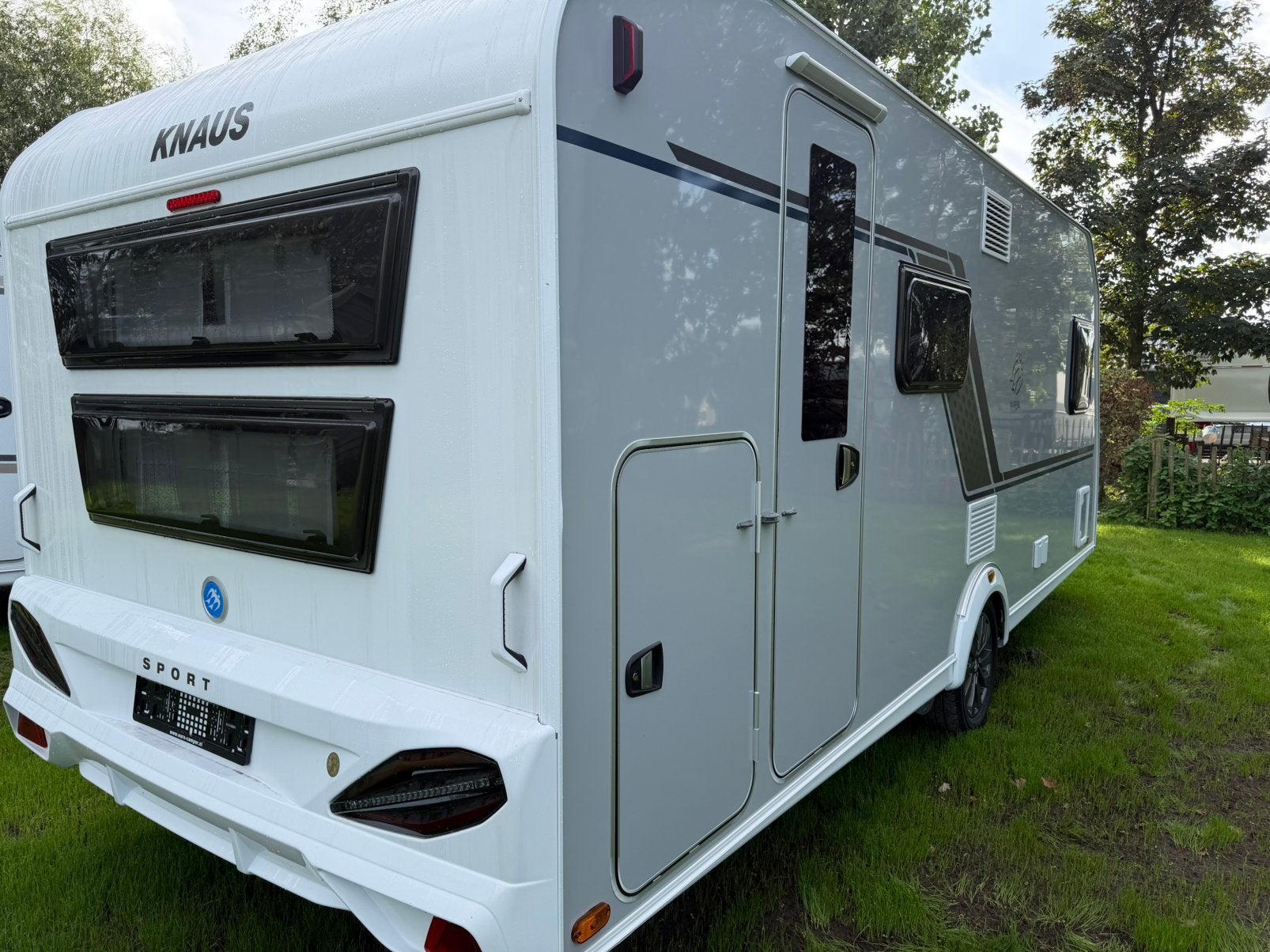 Knaus Platinum Edition 2027! Mover stapelbed enz, Caravans en Kamperen, Bedrijf, Treinzit, Knaus, Voortentlamp