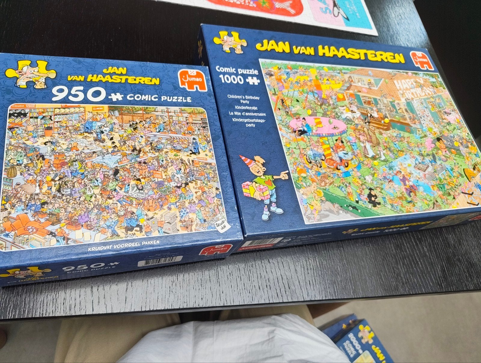 Diverse Jan van Haasteren puzzels te koop, Ophalen of Verzenden, 500 t/m 1500 stukjes, Gebruikt, Legpuzzel