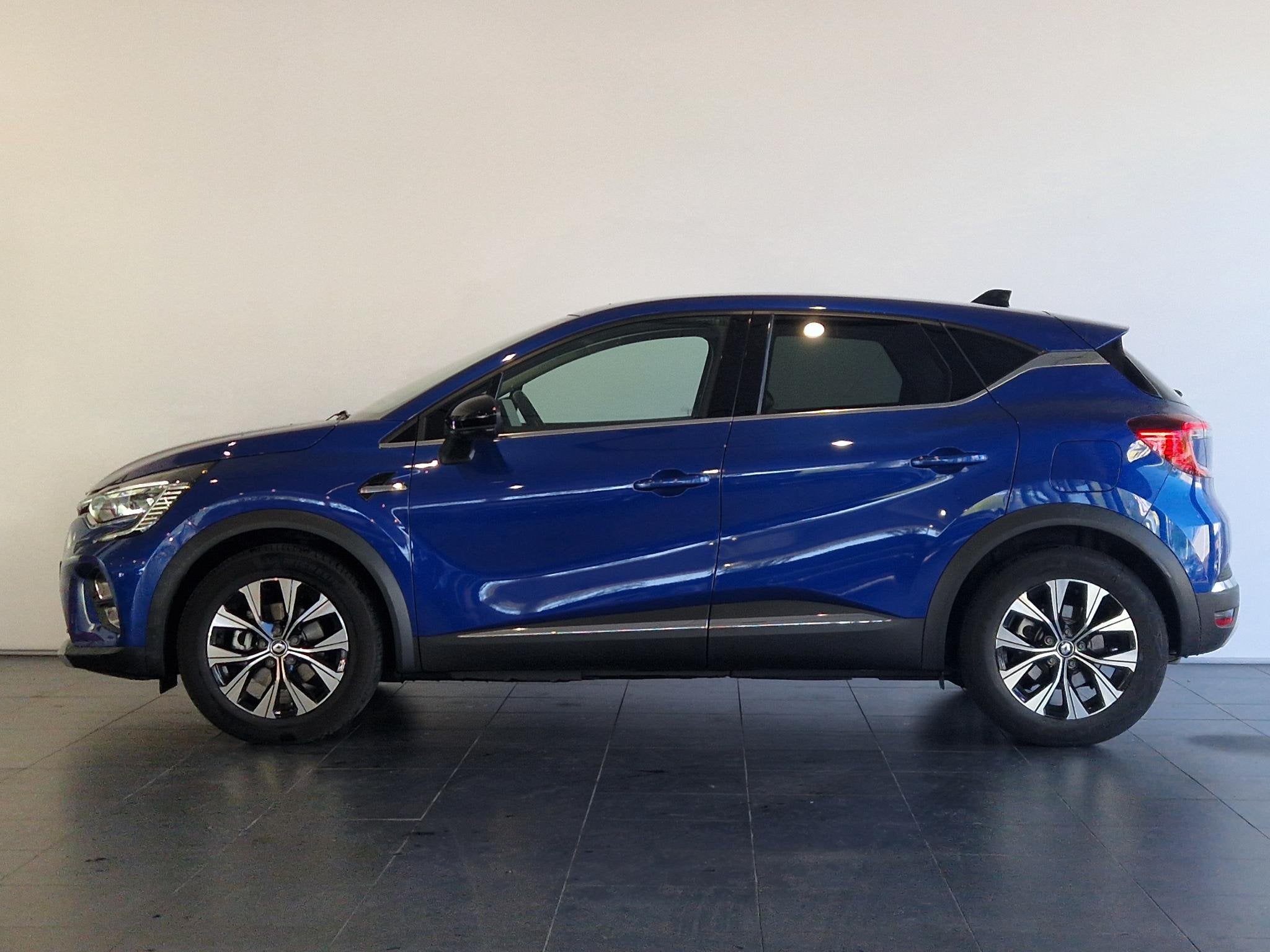 Renault Captur E-Tech plug-in hybrid 160 techno | 1E EIGENAA, Auto's, Gebruikt, Met garantie (alle), Blauw, Leder en Stof