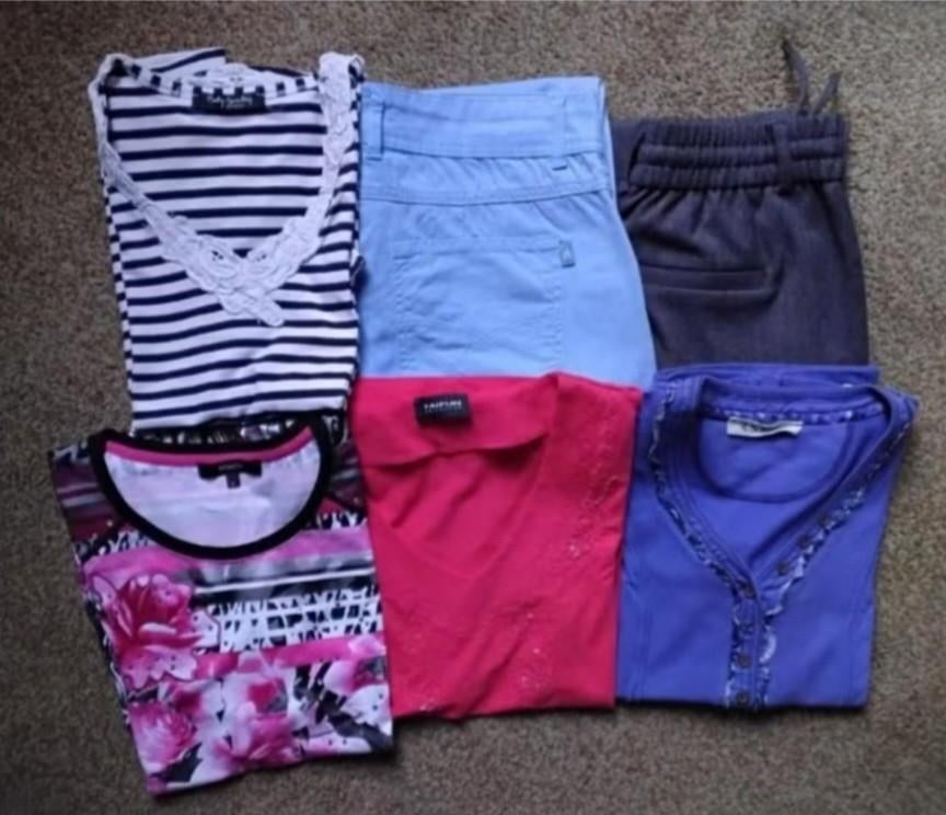 Dames merkkleding broeken/ shirts (maat M) zie foto's, Kleding | Dames, Ophalen, Zo goed als nieuw, Maat 38/40 (M)