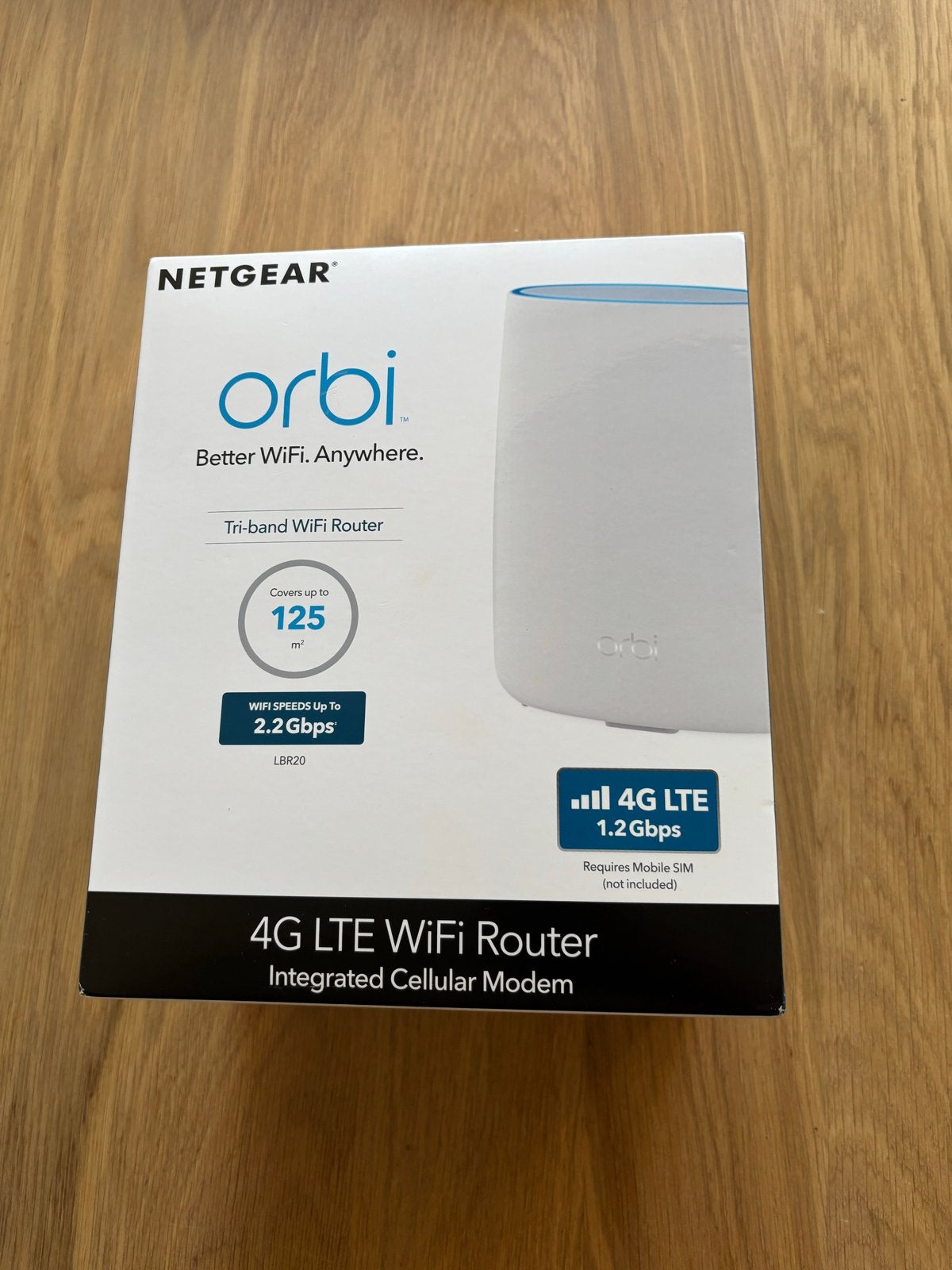 NETGEAR Orbi LBR20 4G LTE WiFi Router met Geïntegreerd Modem, Ophalen of Verzenden, Nieuw, Router met modem