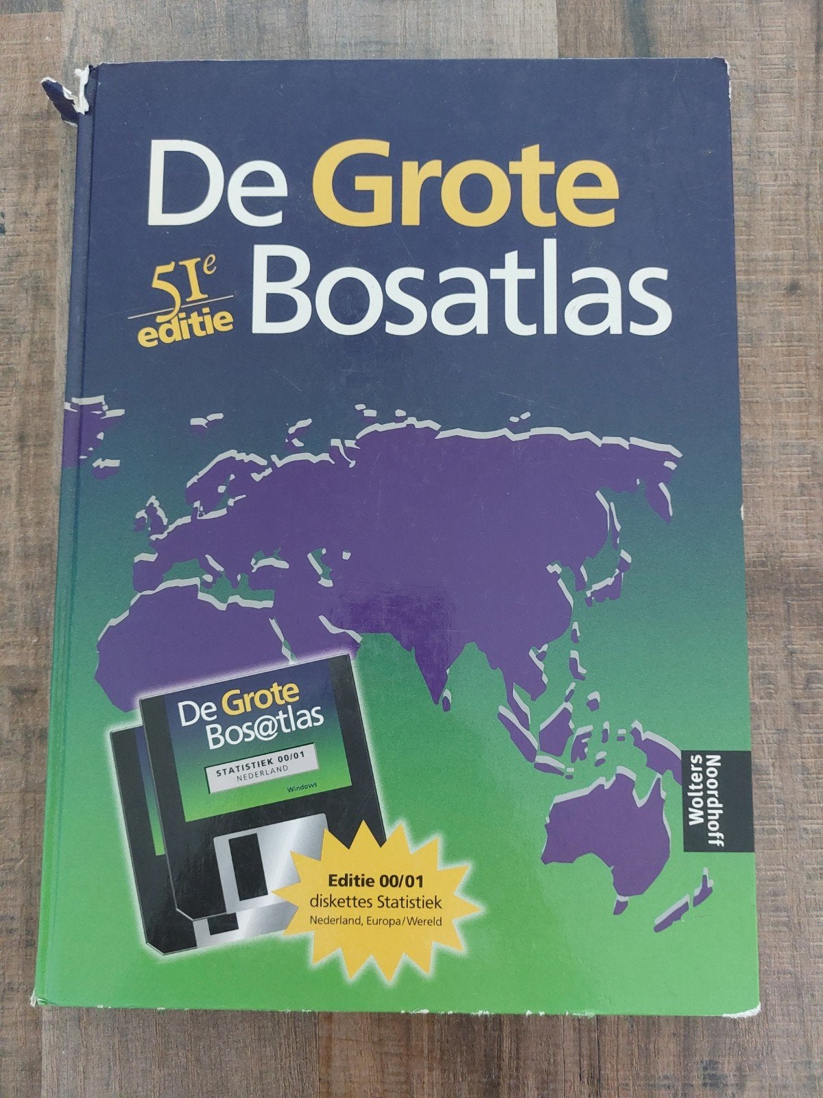 De Grote Bosatlas 51e editie, Boeken, Gelezen, Bosatlas, Wolters-Noordhoff, Ophalen of Verzenden