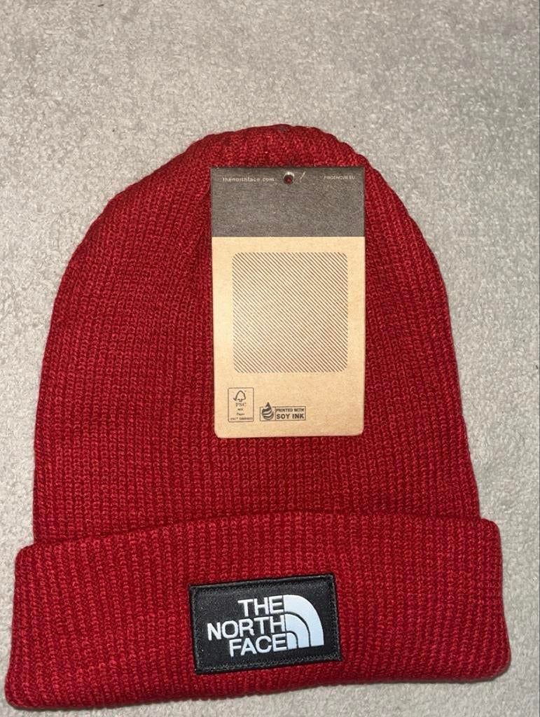The North Face Muts Rood - Nieuw met labels, Ophalen of Verzenden, Nieuw, Overige maten, Muts