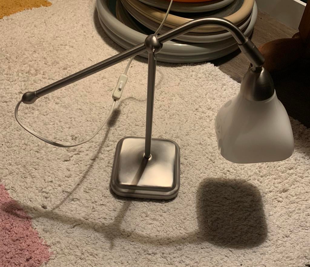Zware Ikea Brotorp lamp, Huis en Inrichting, Lampen | Tafellampen, Zo goed als nieuw, Minder dan 50 cm, Ophalen of Verzenden