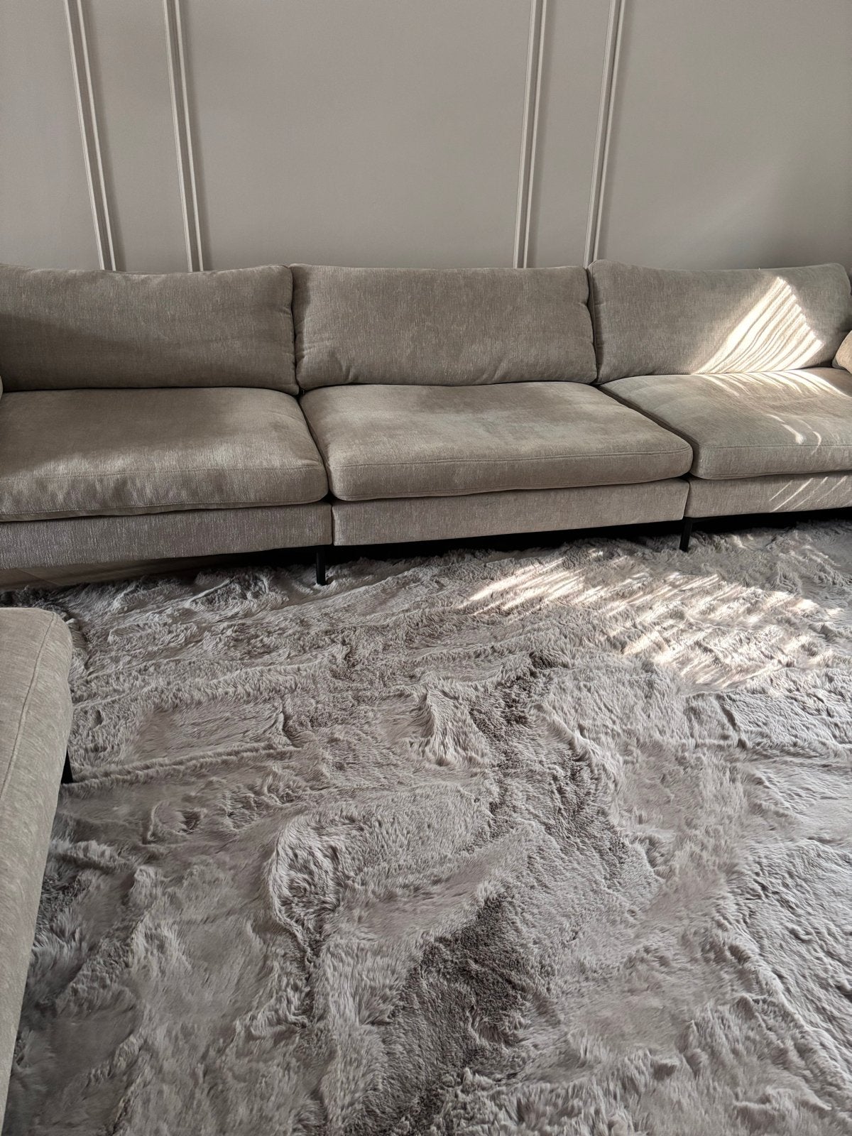 Hotelchique vloerkleed taupe 230x330cm - Nieuw!, Huis en Inrichting, Stoffering | Tapijten en Kleden, Ophalen, Beige, Hotelchique