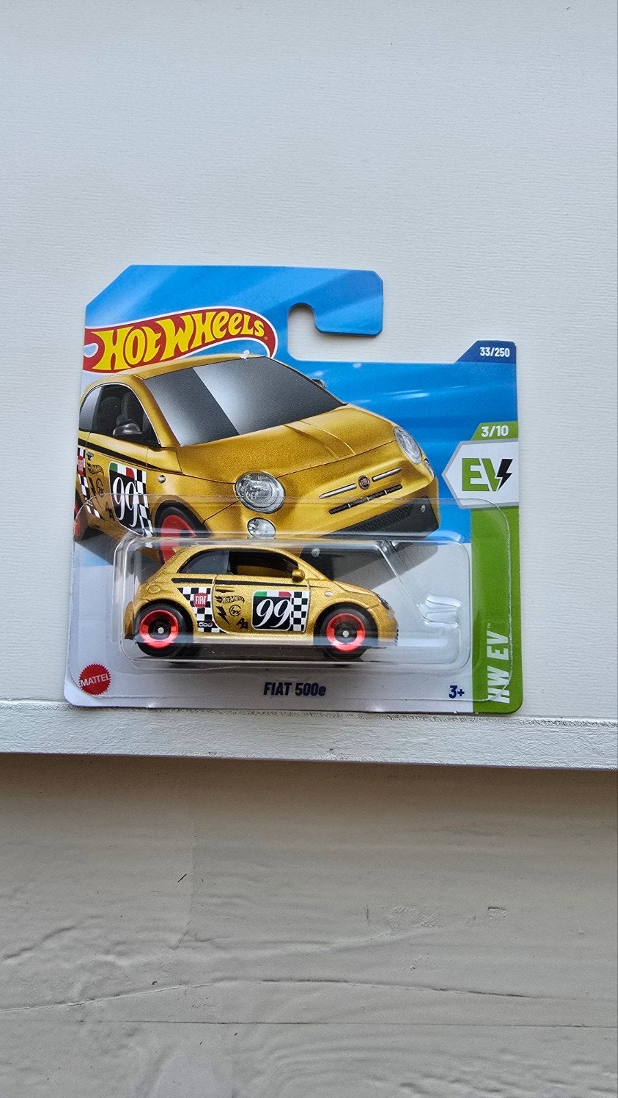Hot Wheels Fiat 500e, Ophalen of Verzenden, Nieuw, Auto, Met wieltjes