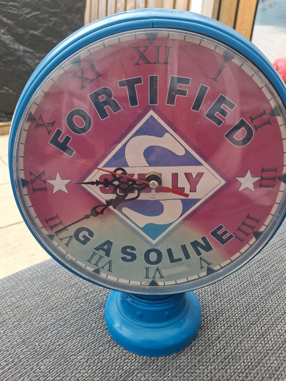 Vintage Fortified Gasoline Klok - Decoratief, Ophalen, Overige typen