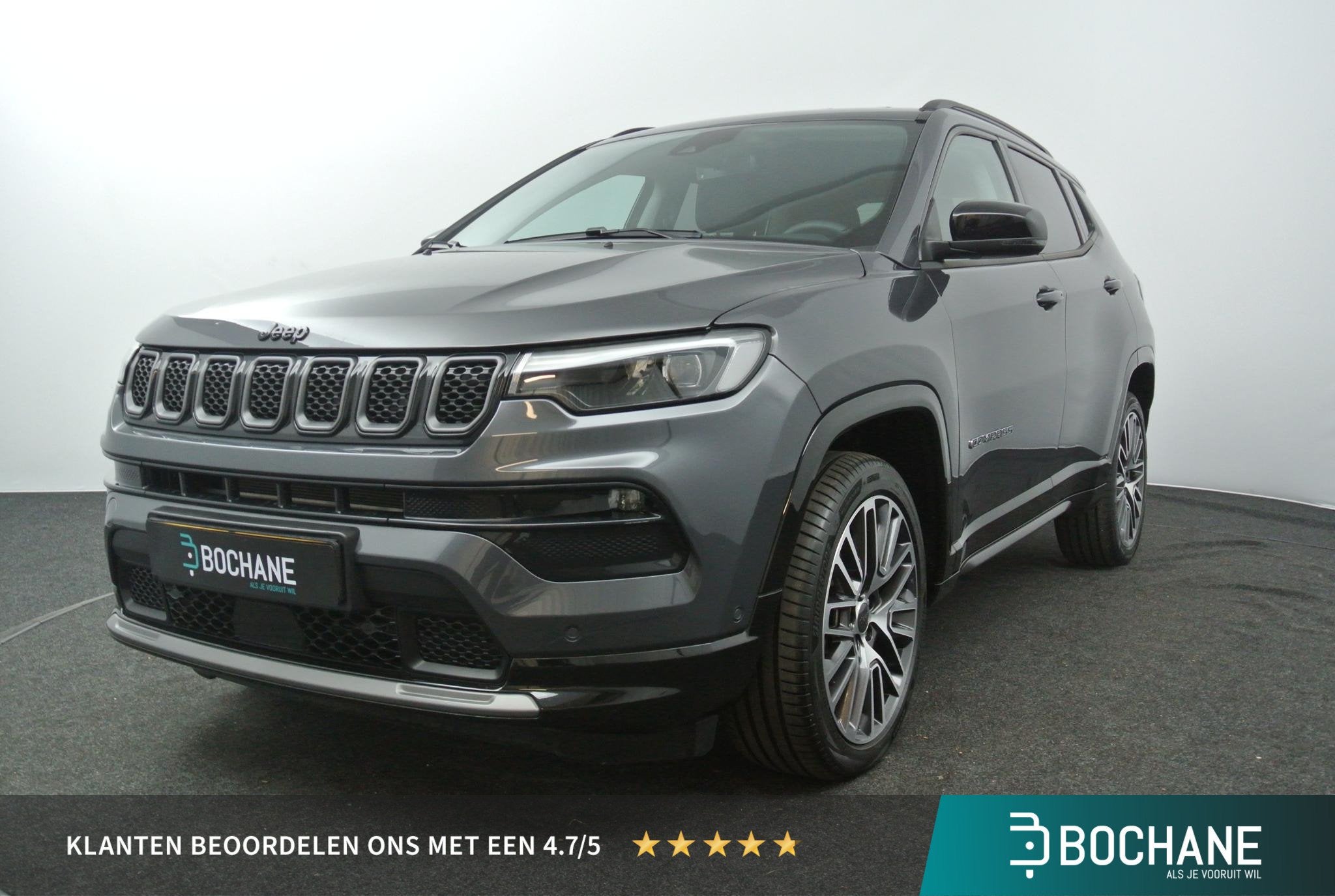 Jeep Compass 1.5T e-Hybrid Night Eagle | Leder | Camera | Ca