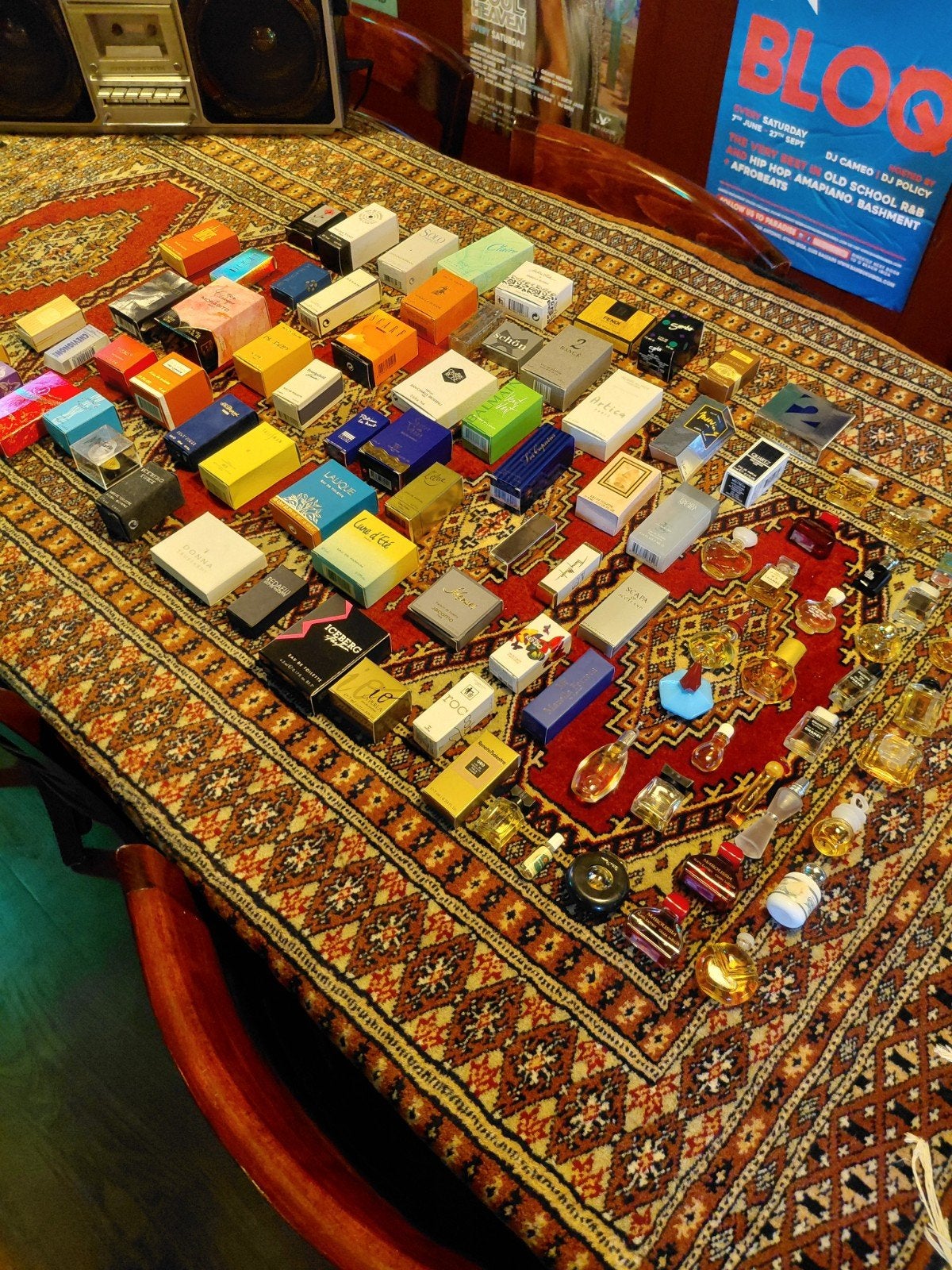 Grote collectie miniatuur parfumflesjes (90+ stuks), Ophalen of Verzenden, Gebruikt