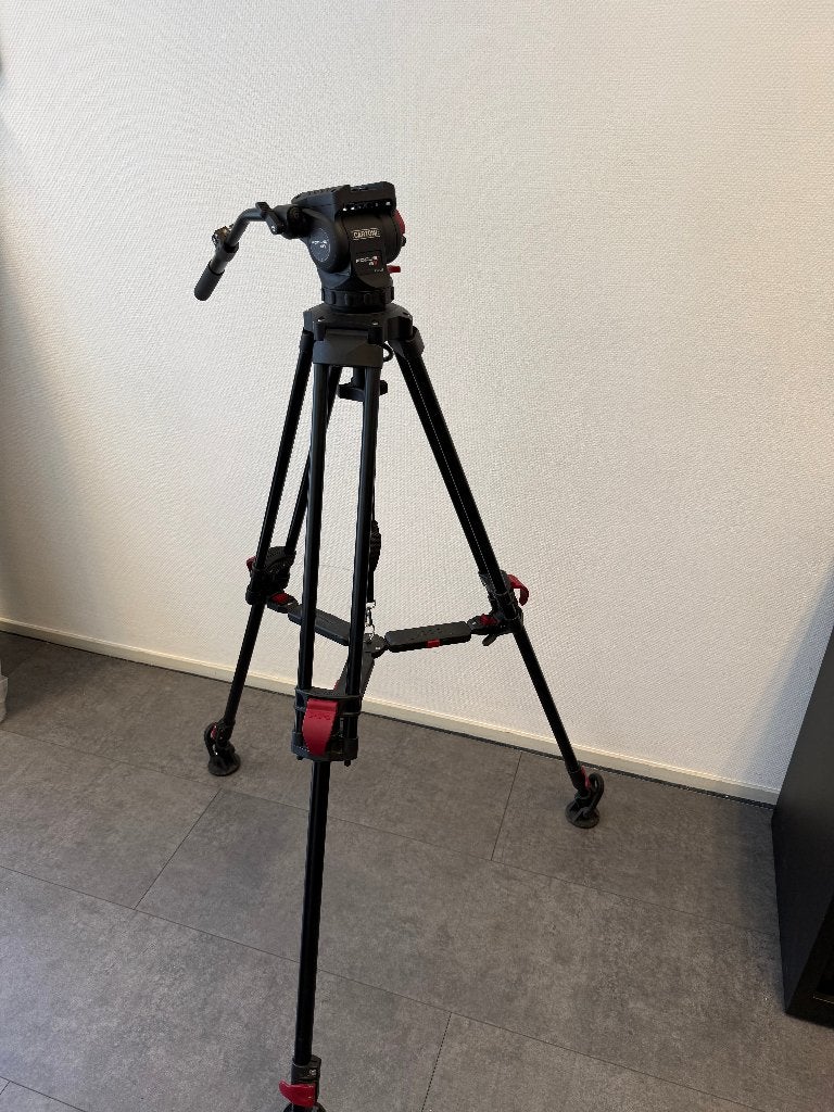 Cartoni Focus 8 videostatief met vloeistofkop, Audio, Tv en Foto, Fotografie | Statieven en Balhoofden, Ophalen, Driepoot, 175 cm of meer